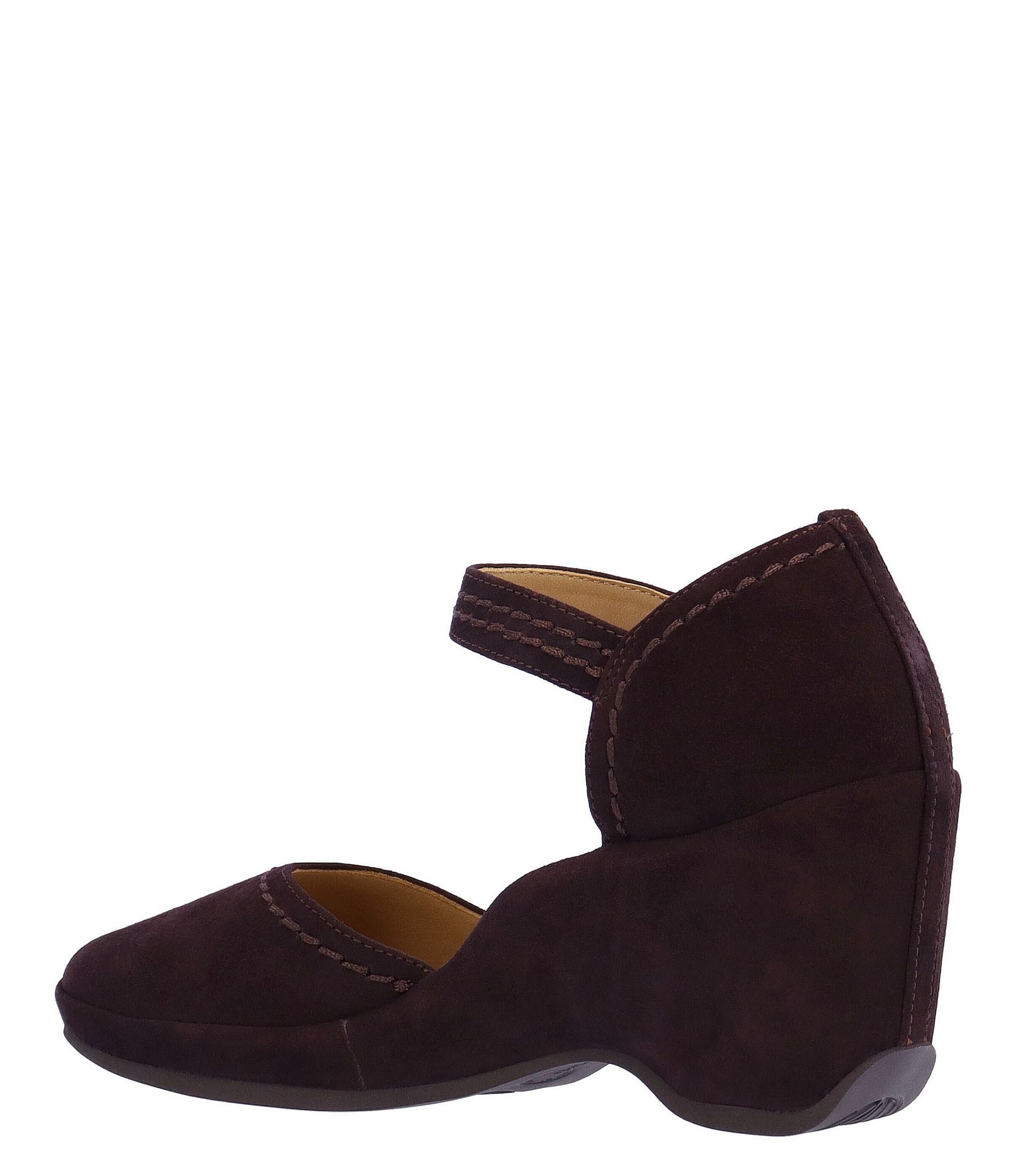 L'Amour Des Pieds Orva Suede Ankle Strap Pumps