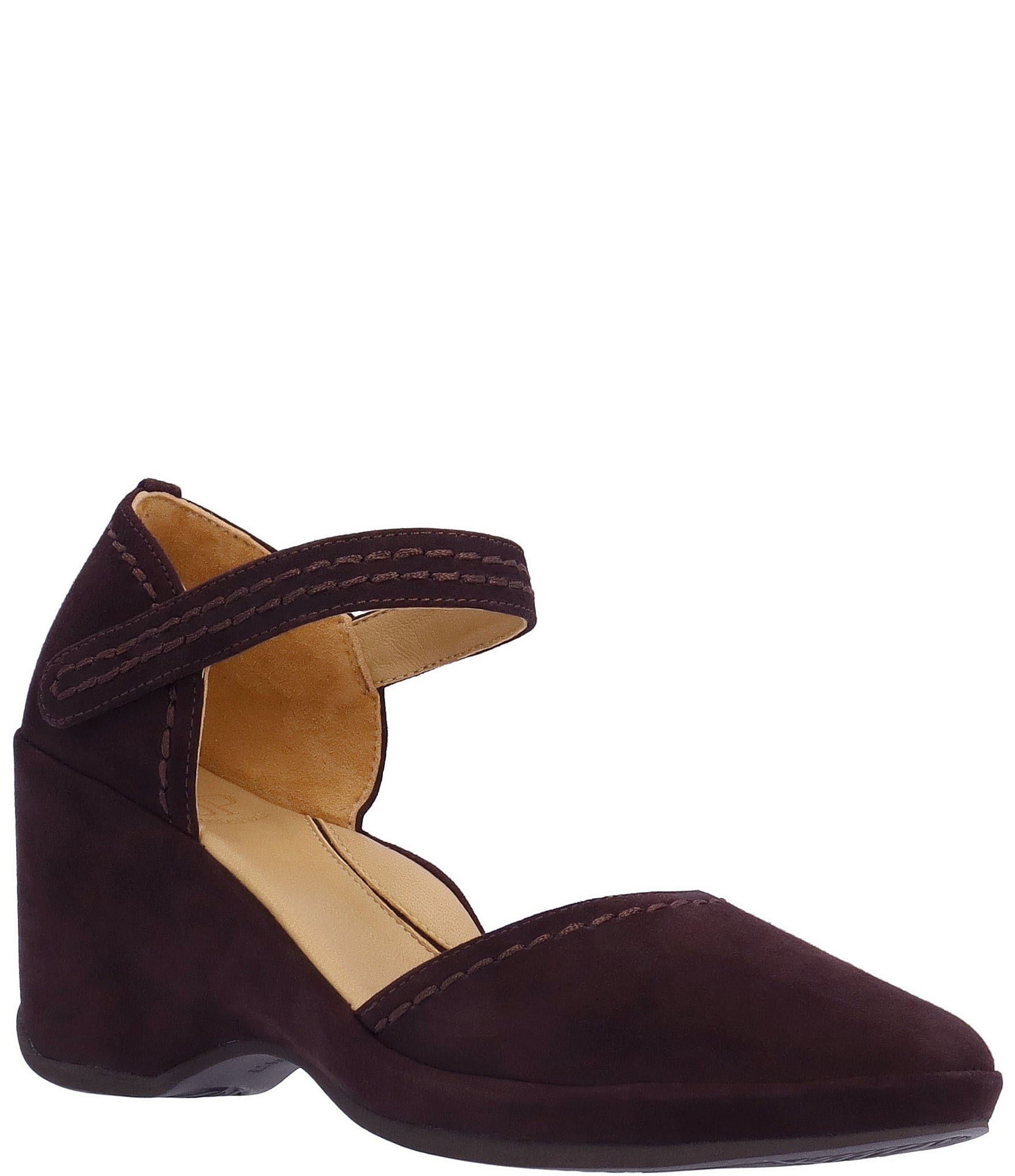 L'Amour Des Pieds Orva Suede Ankle Strap Pumps | Dillard's