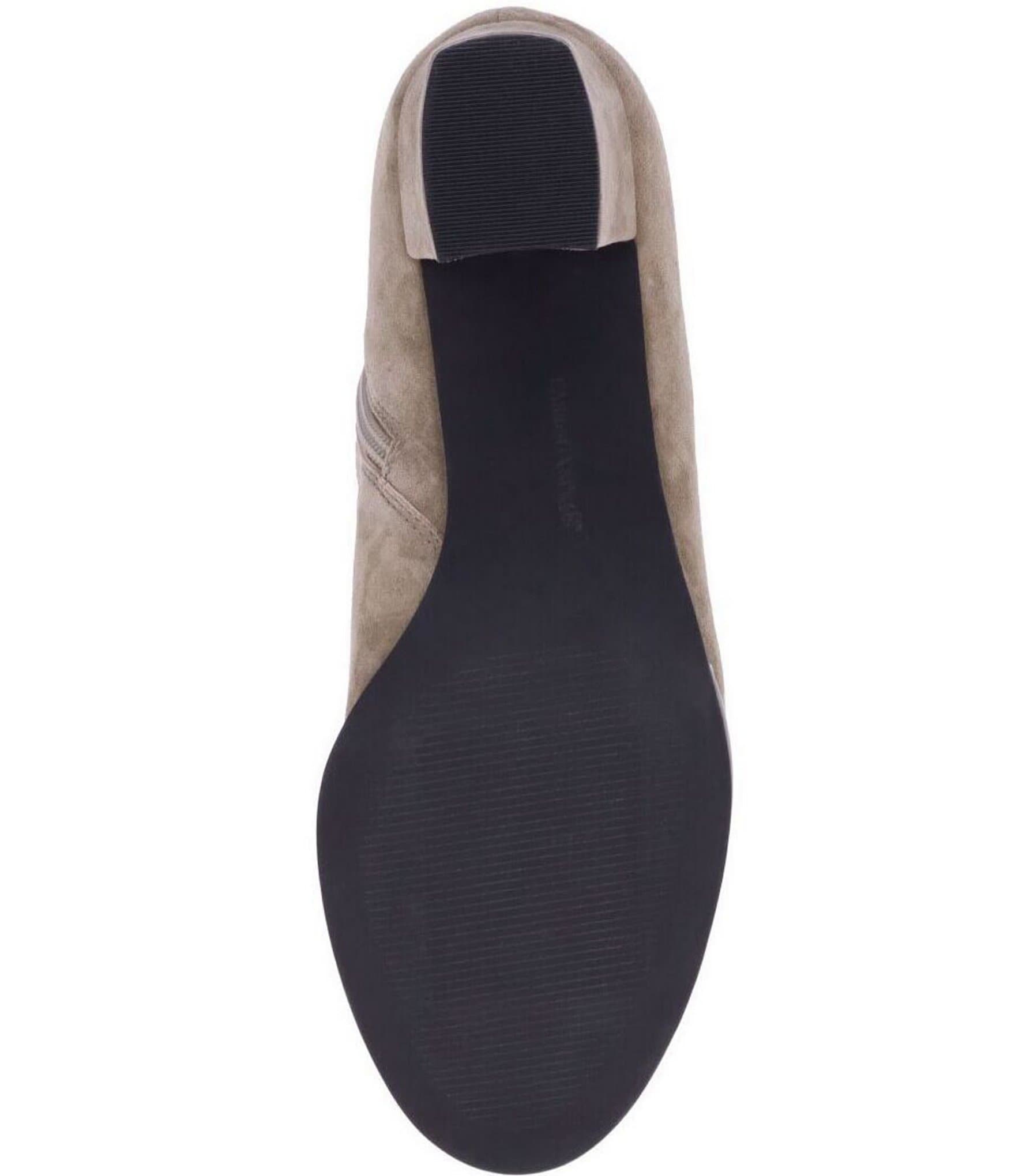 L'Amour Des Pieds Phinn Suede Ankle Booties