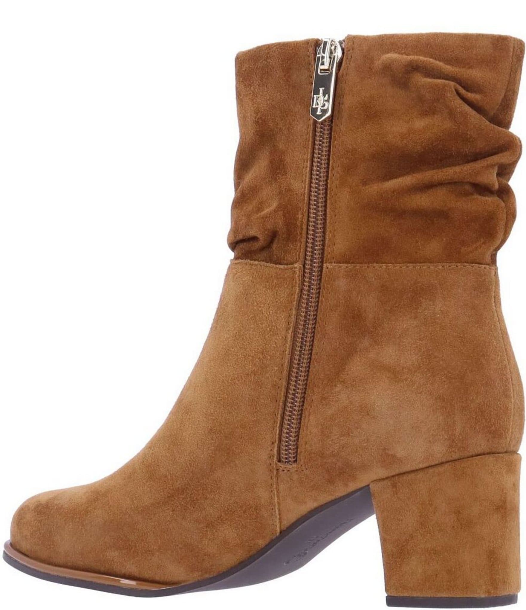 L'Amour Des Pieds Pivar Suede Slouch Shaft Booties