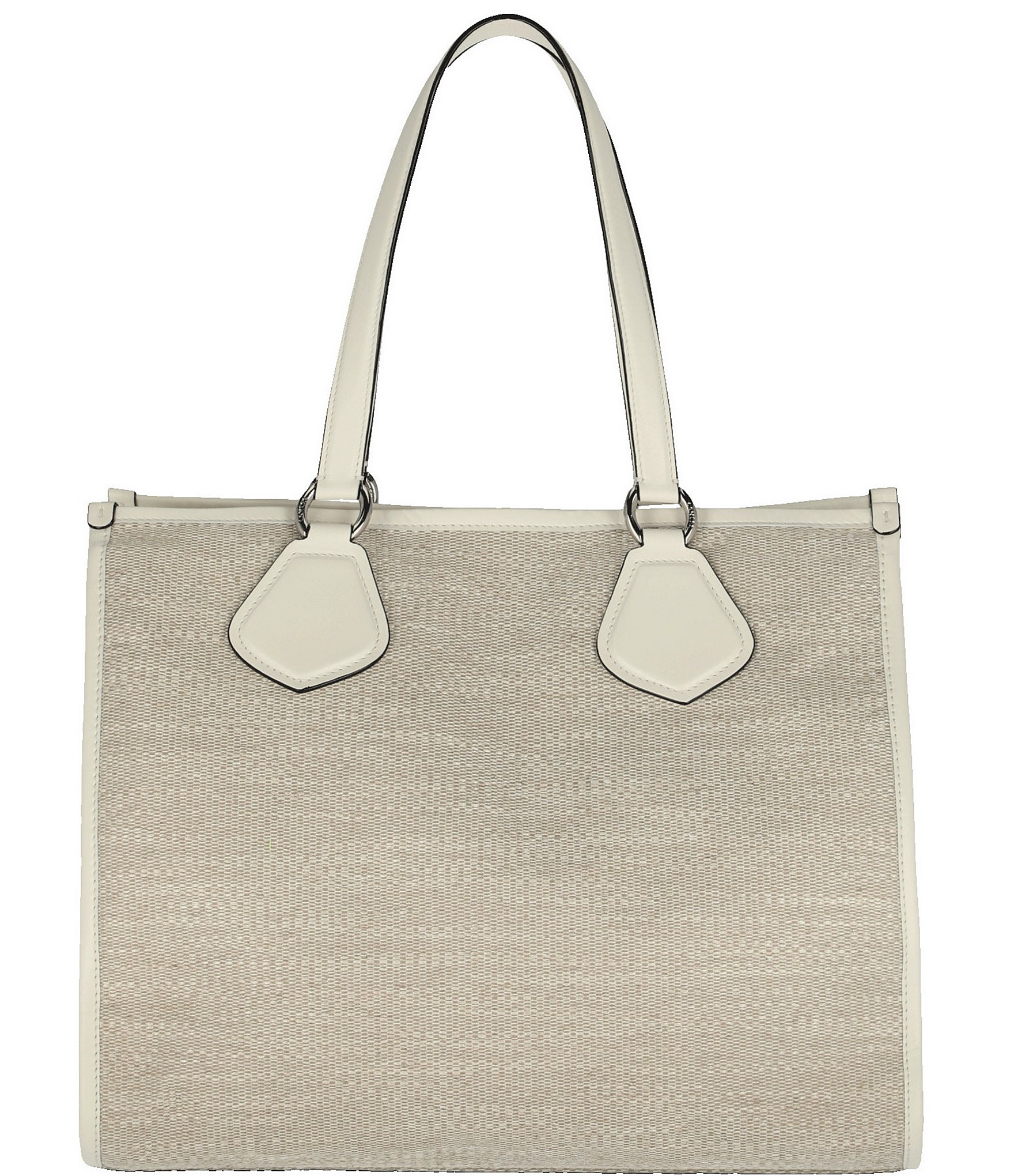 LANCEL Large Canvas Logo Tote Bag