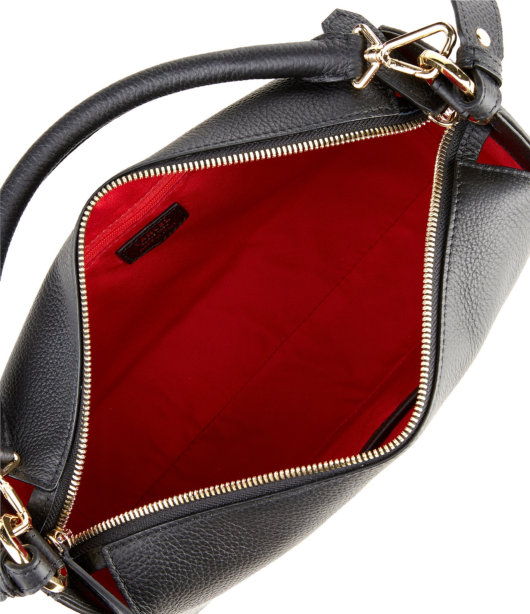 LANCEL Louison Medium Zip Hobo Shoulder Bag