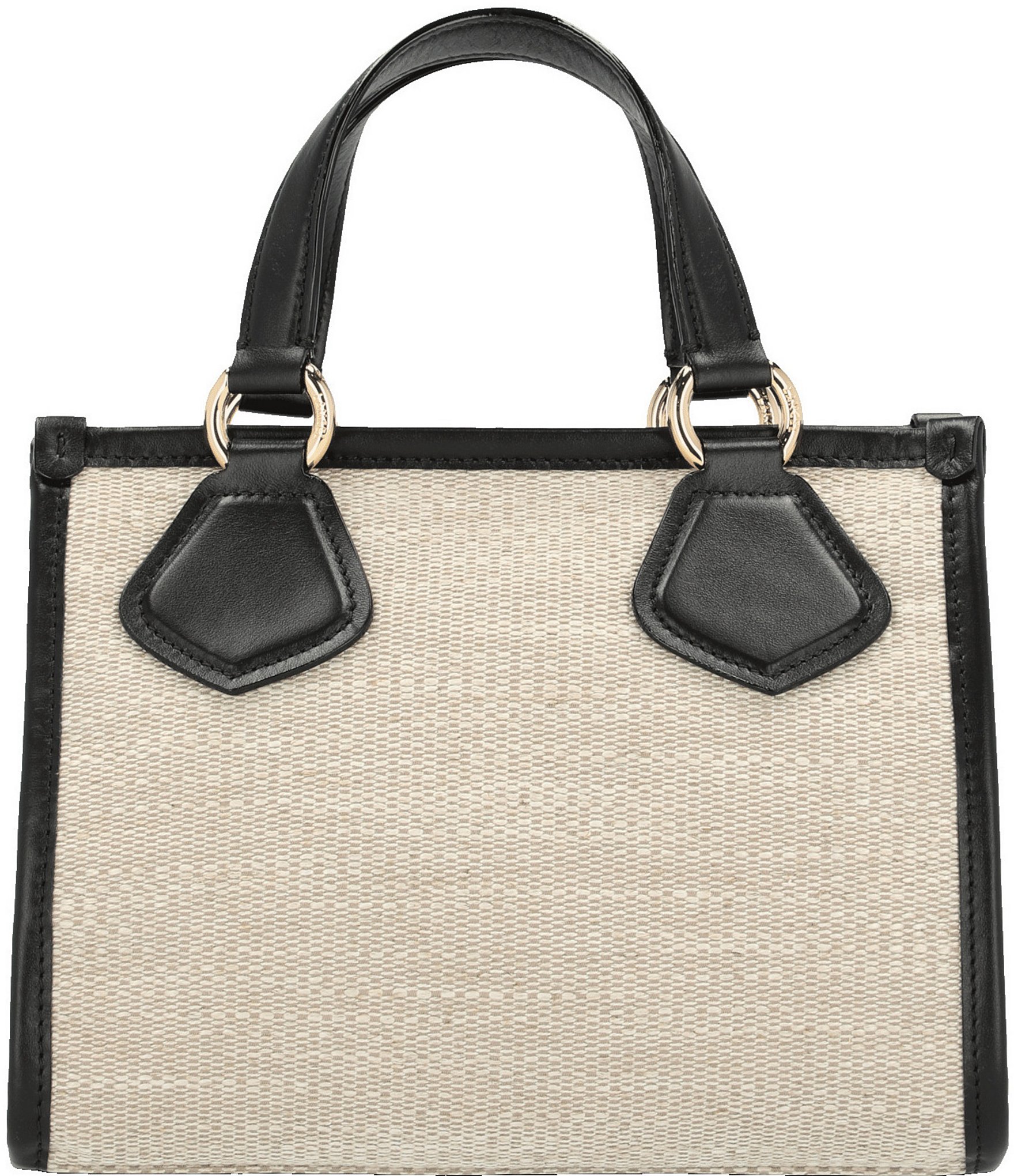 LANCEL Summer Small Zip Gold Hardware Tote Bag