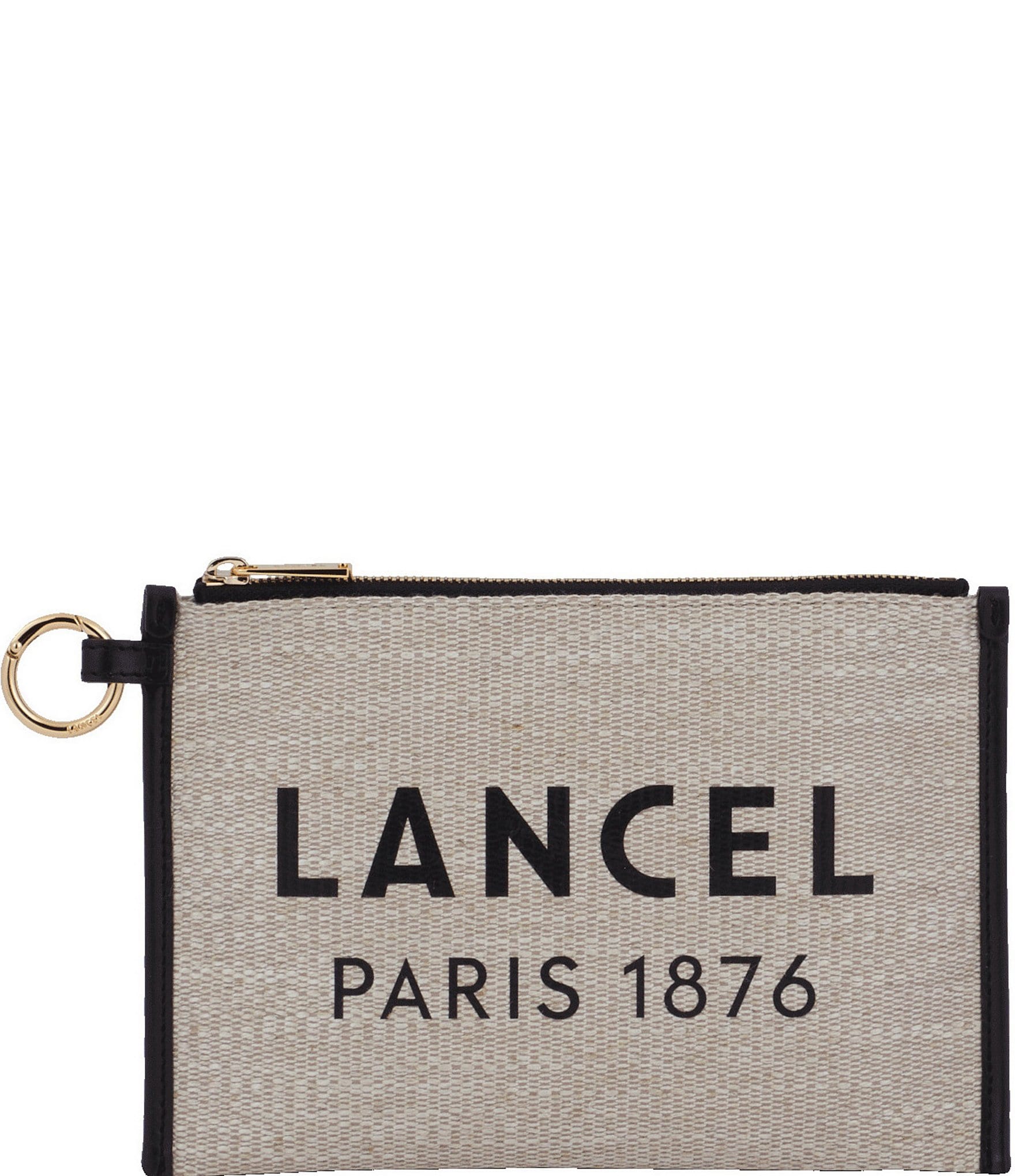 LANCEL Summer Zip Gold Hardware Coin Purse