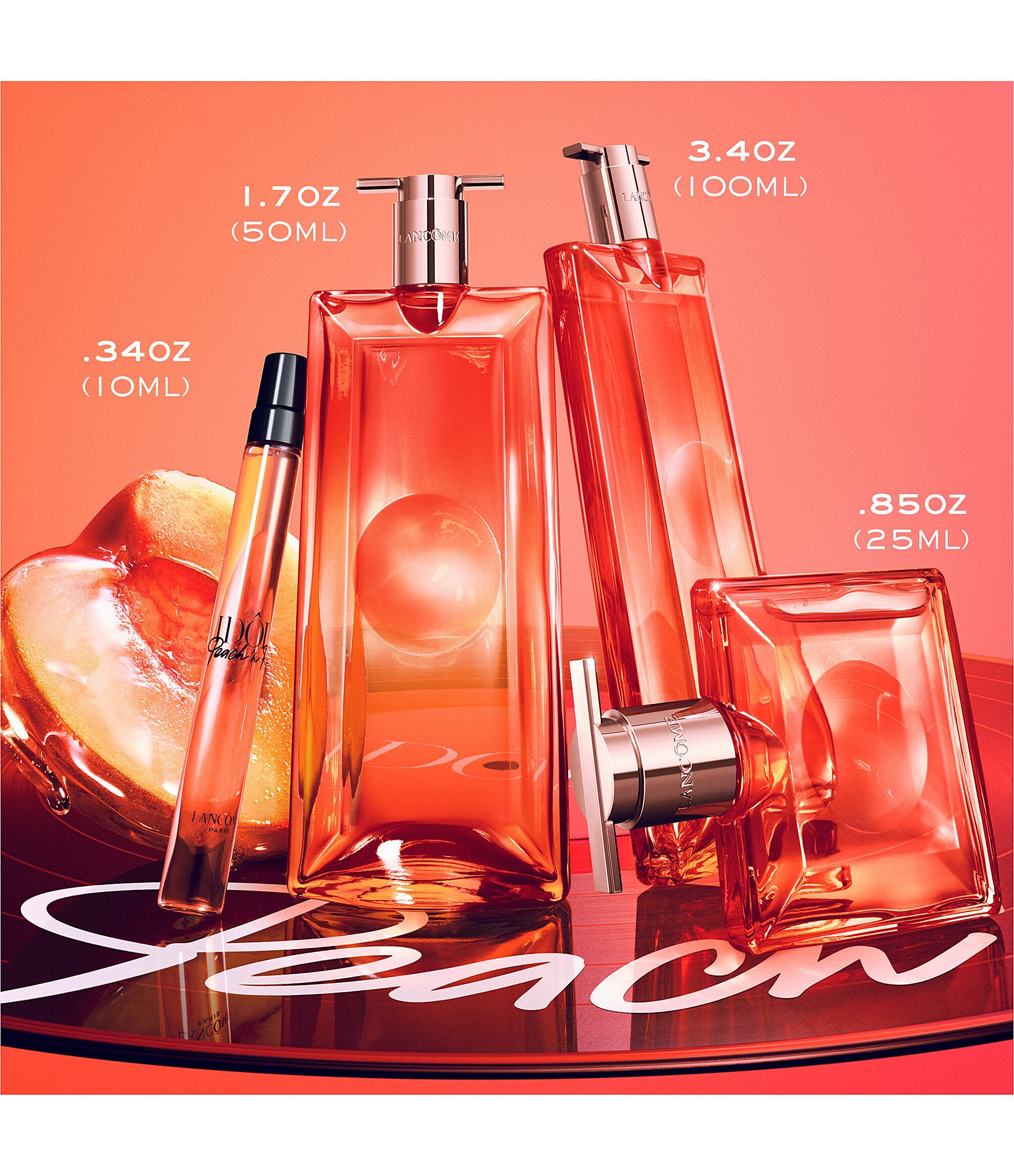 Lancome 3-Piece Idole Peach N' Roses Eau de Parfum Set with Body Lotion