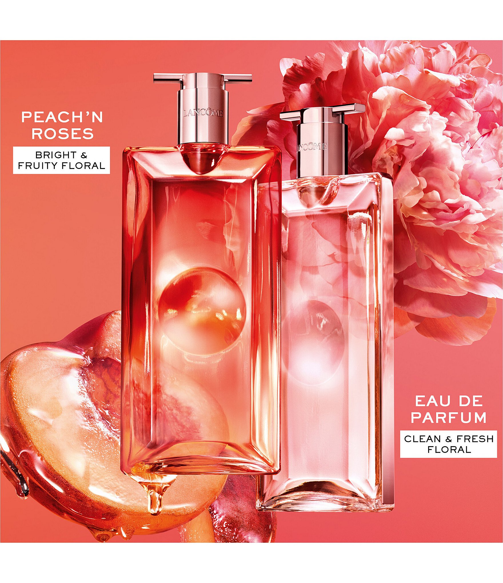 Lancome 3-Piece Idole Peach N' Roses Eau de Parfum Set with Body Lotion