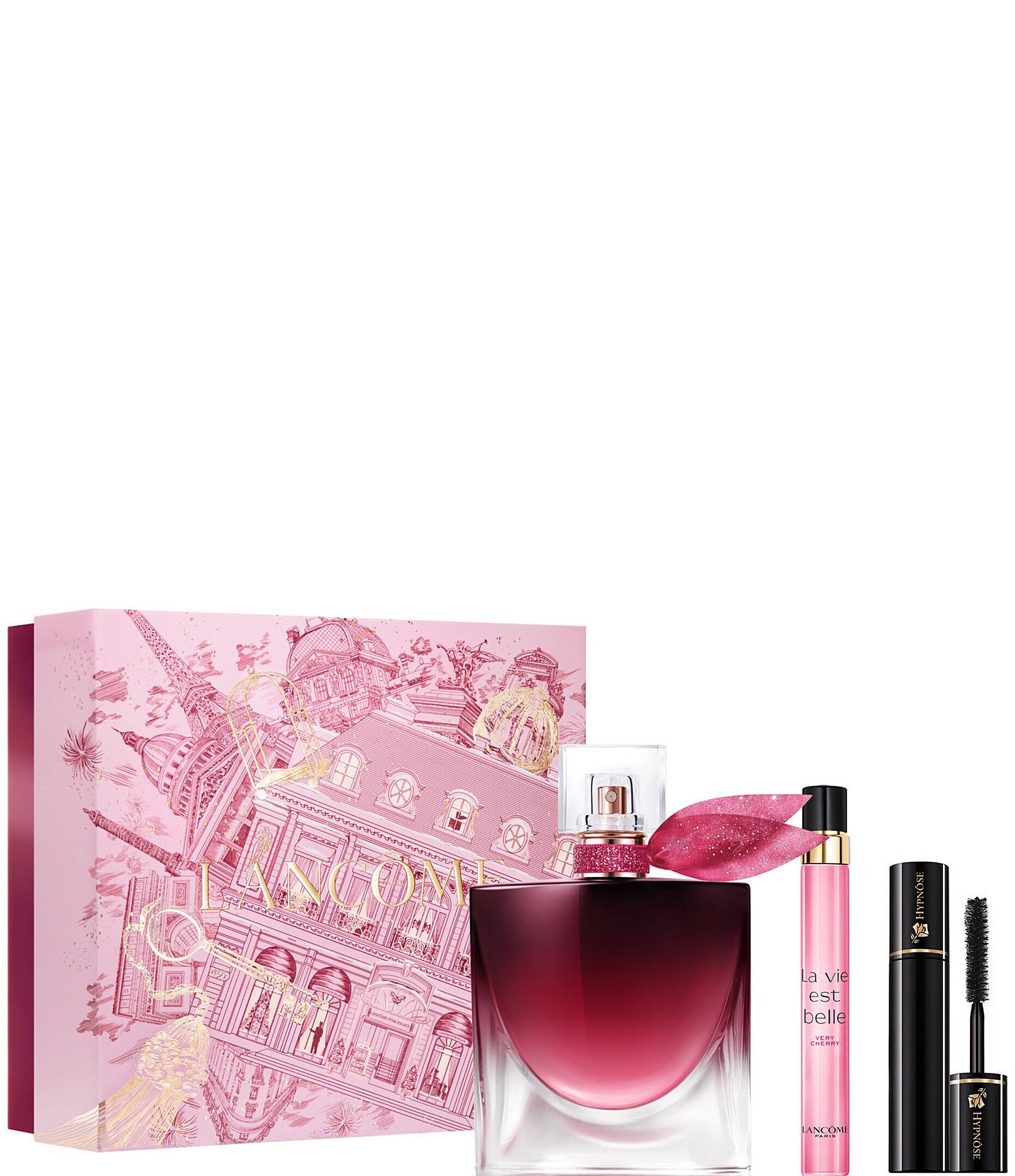 Lancome 3-Piece La Vie Est Belle L'Elixir Very Cherry & Hypnose Drama Mascara Gift Set