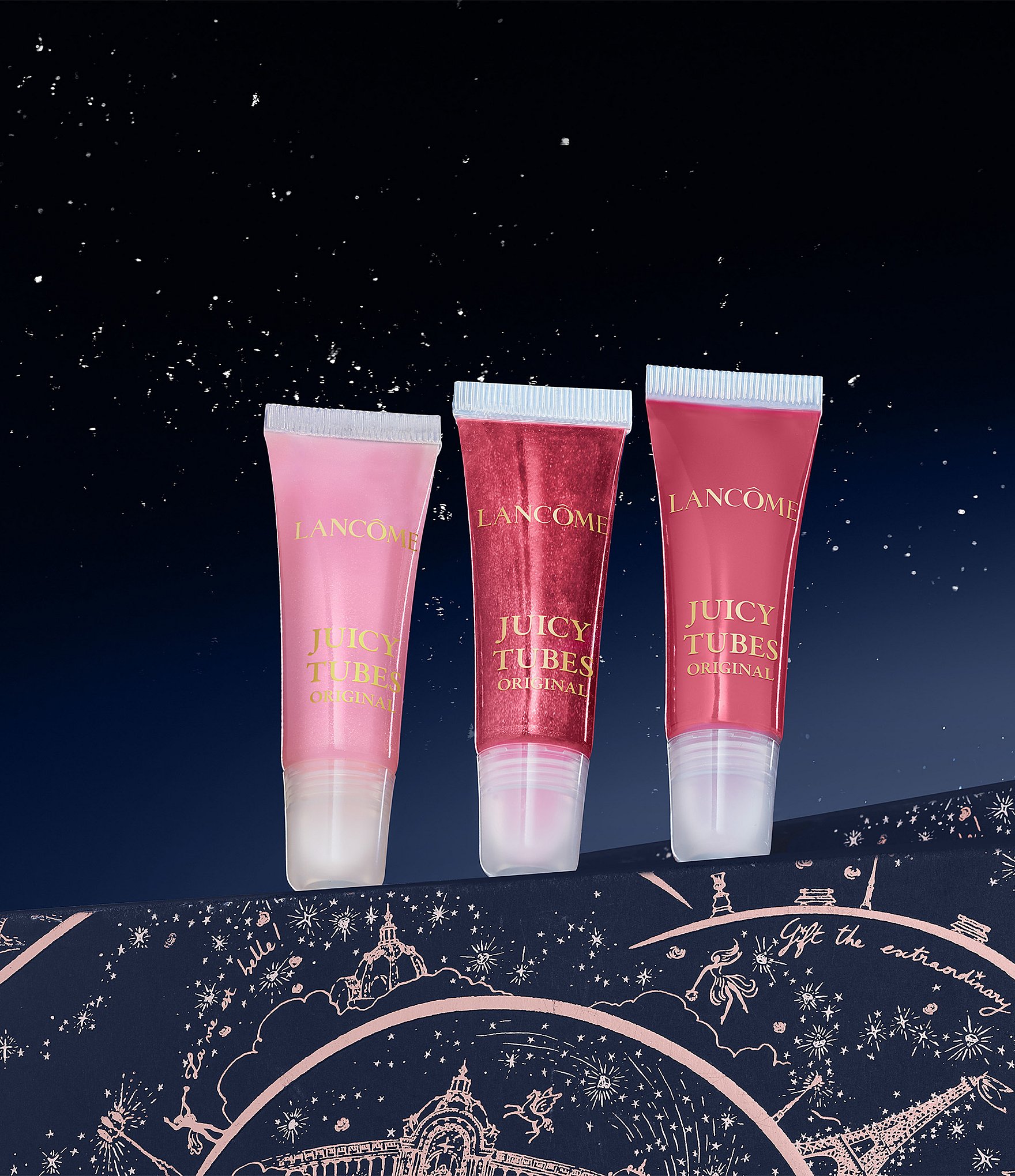 Lancome Juicy Tubes Lip Gloss Trio Holiday Gift Set