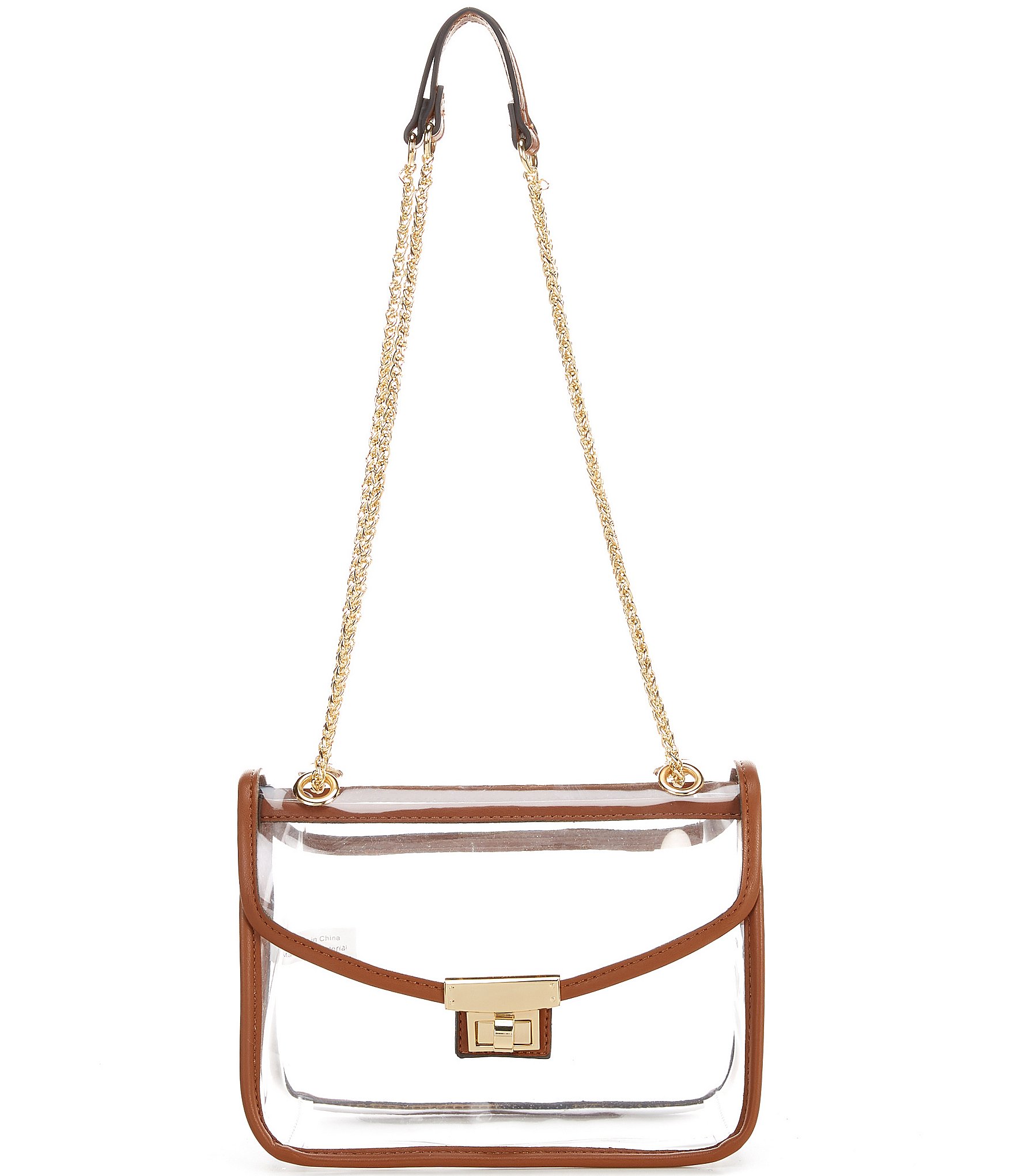 Landry Clear Lock Crossbody Bag