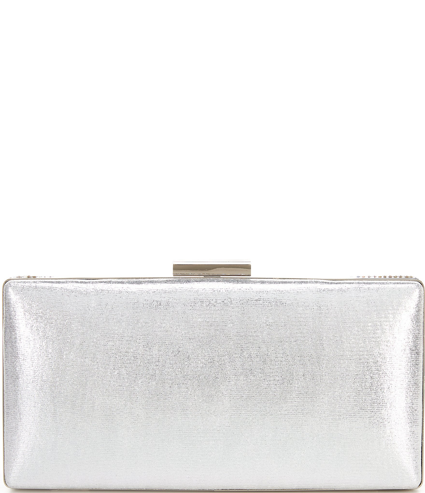 Landry Crystal Sheet Minaudiere Clutch