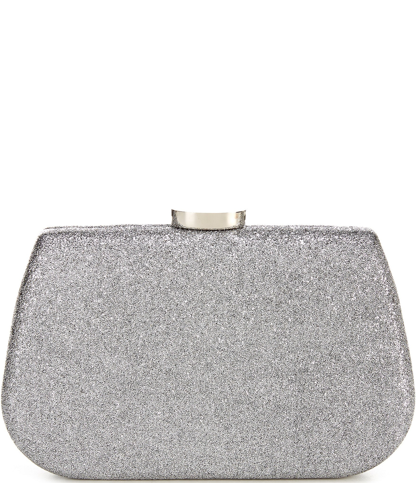 Antonio Melani Metallic Textured Minaudiere Clutch