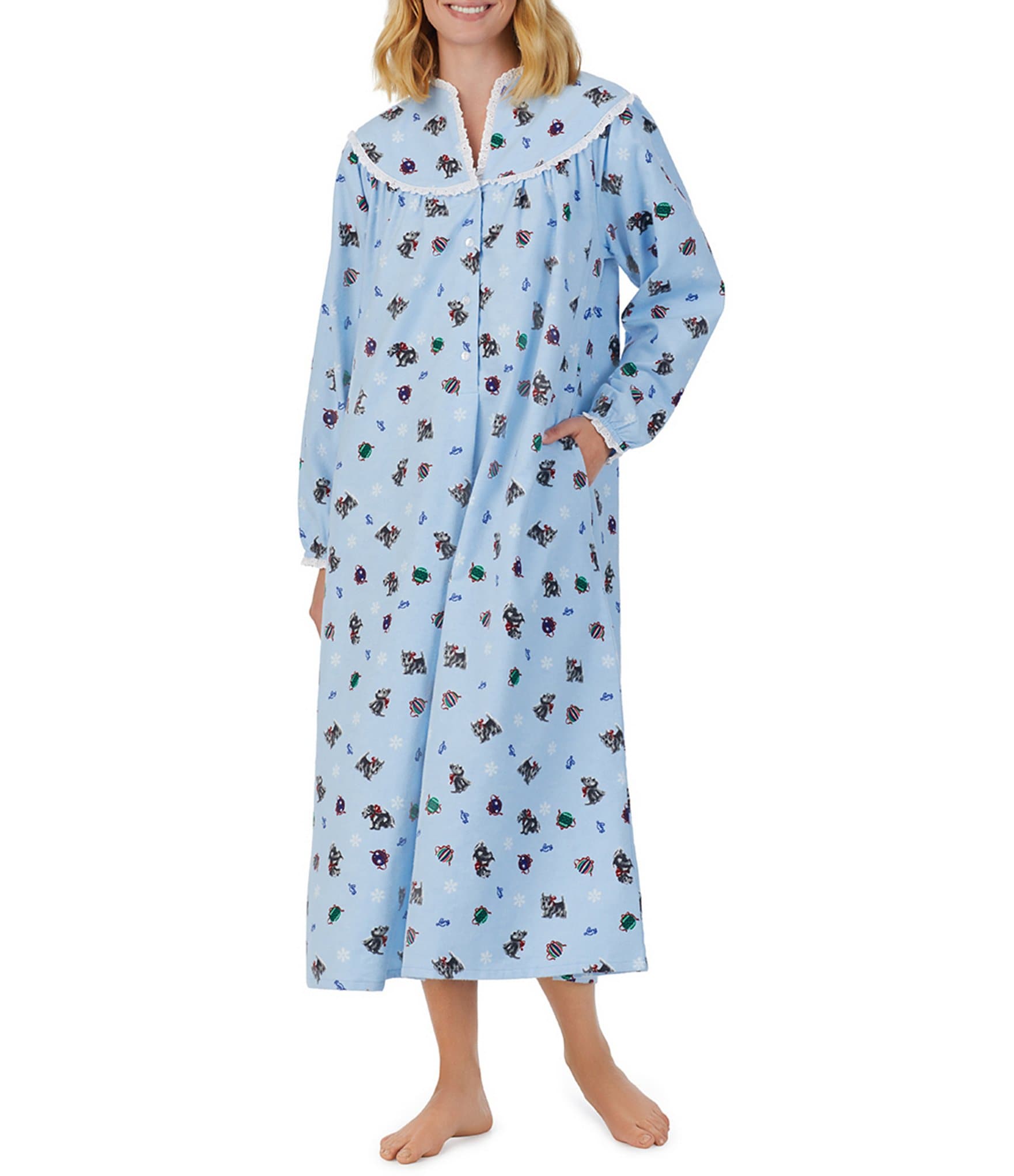 Knee Length Nightgown by Lanz