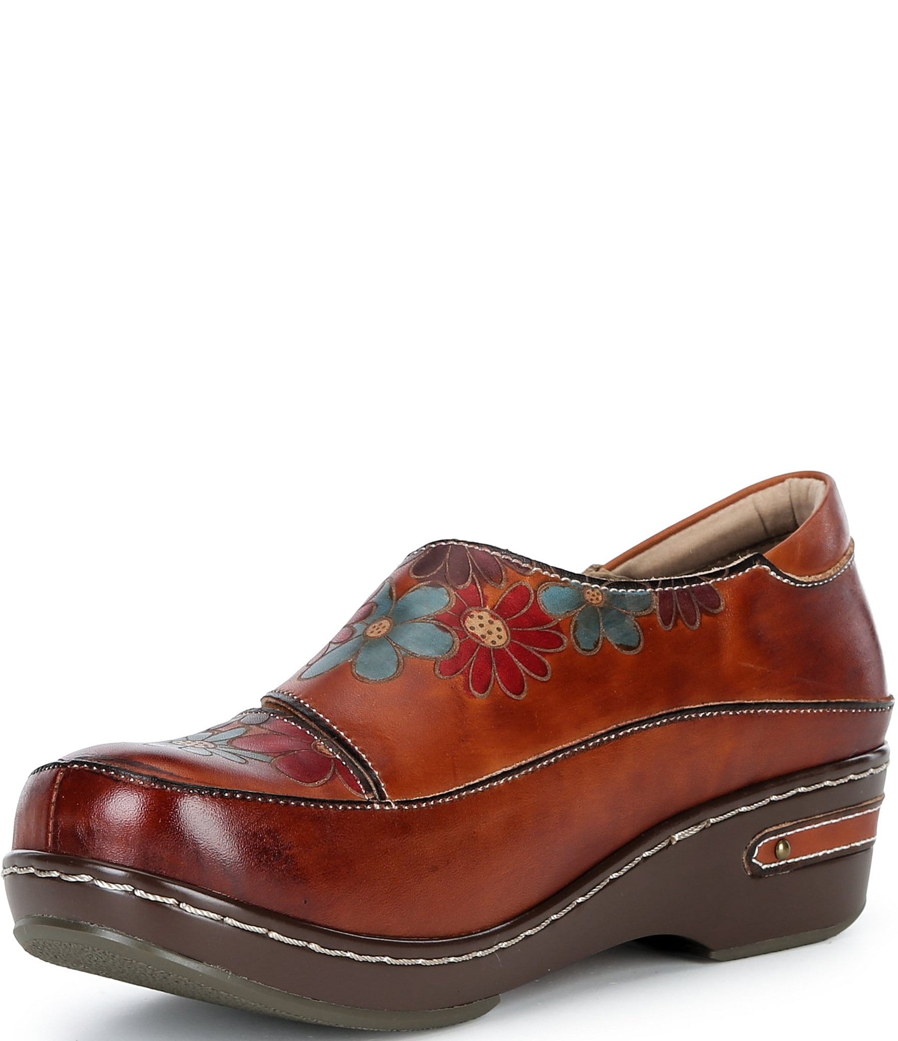 L'ARTISTE Burbank Dazis Leather Clogs