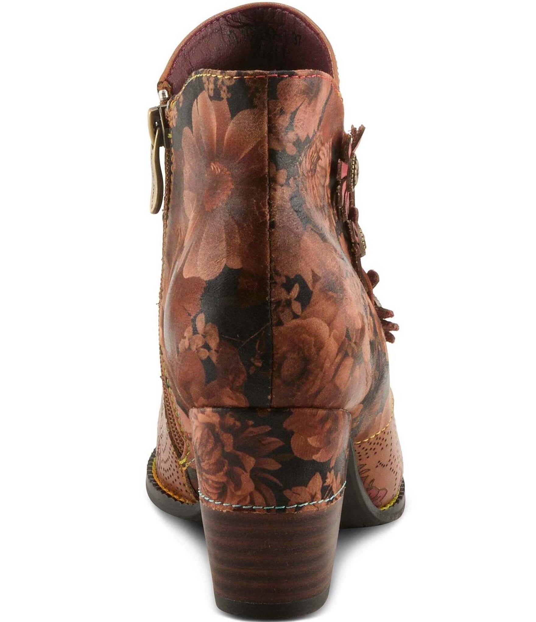 L'ARTISTE Chakakhan Hand Painted Leather Booties