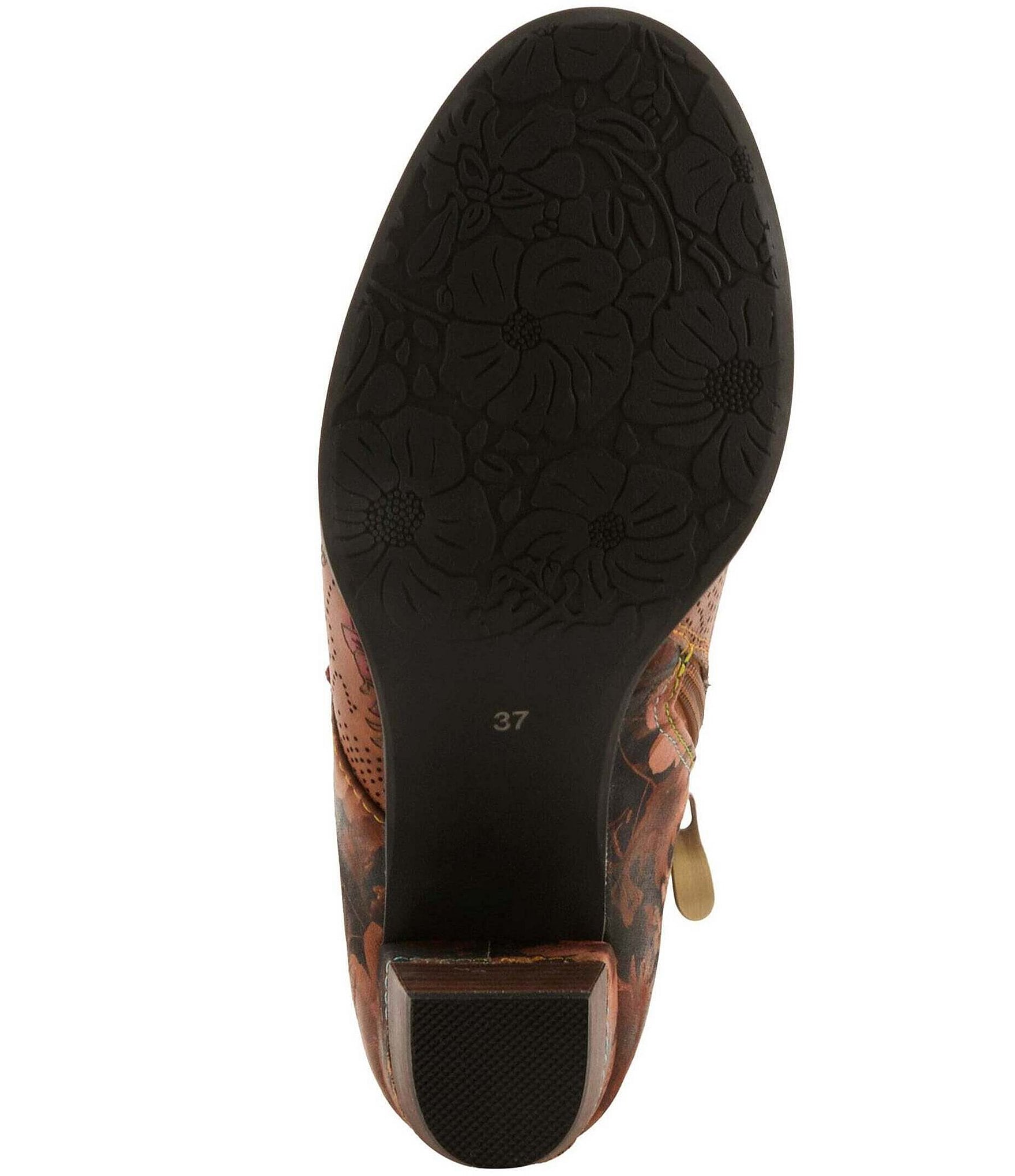 L'ARTISTE Chakakhan Hand Painted Leather Booties
