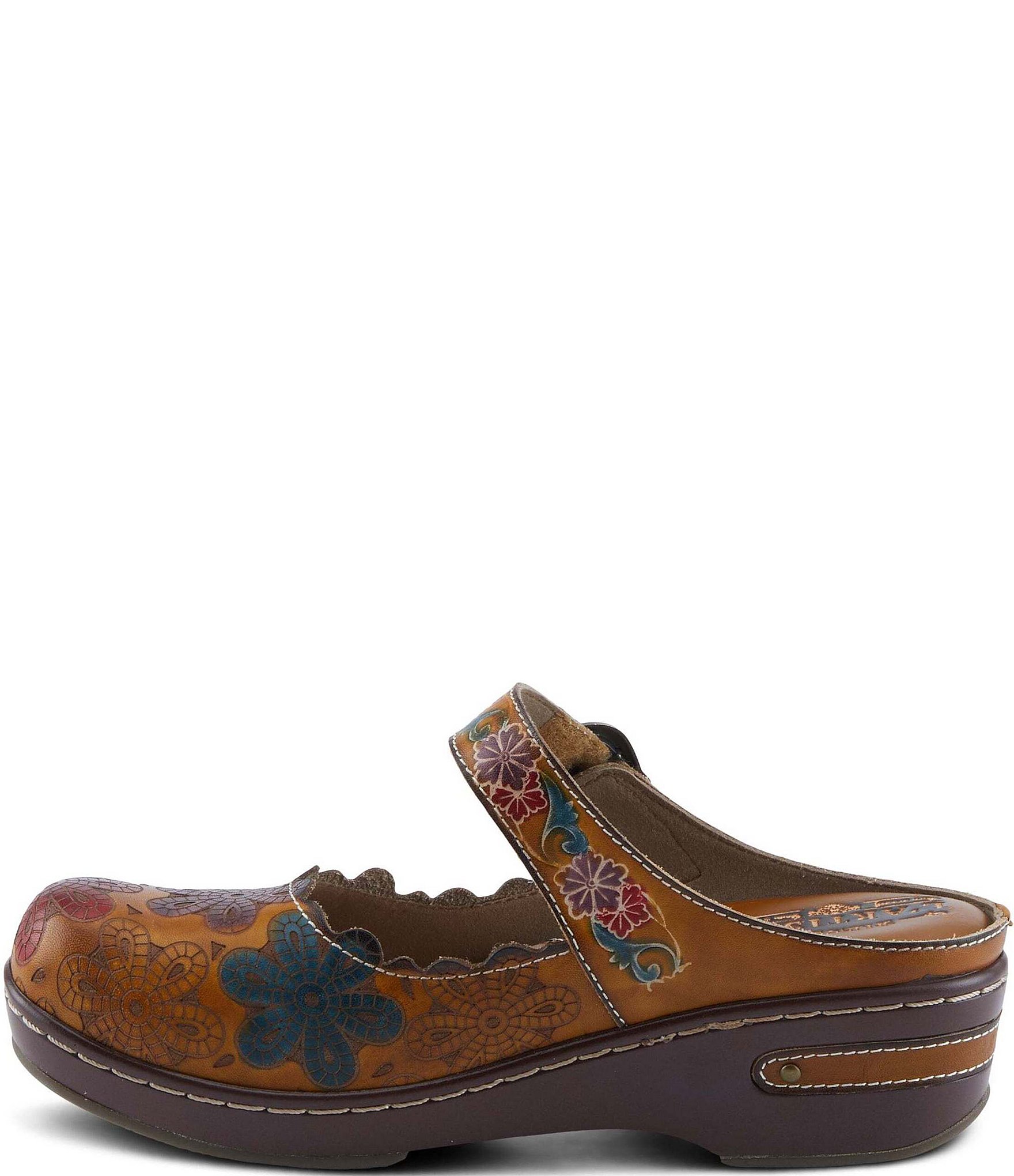L'ARTISTE Flochino Floral Mule Clogs