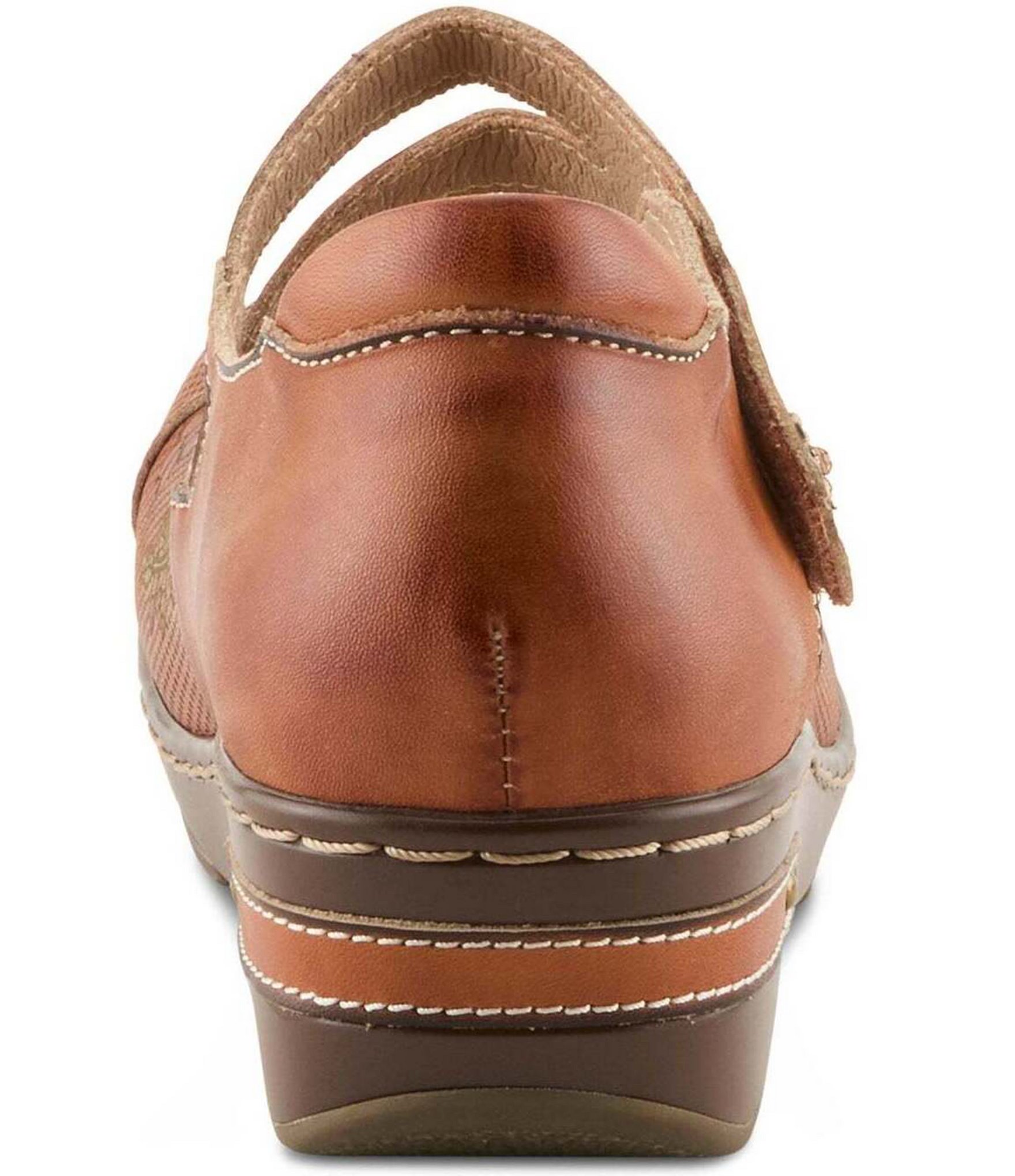L'ARTISTE Mamataish Perforated Leather Mary Jane Clogs