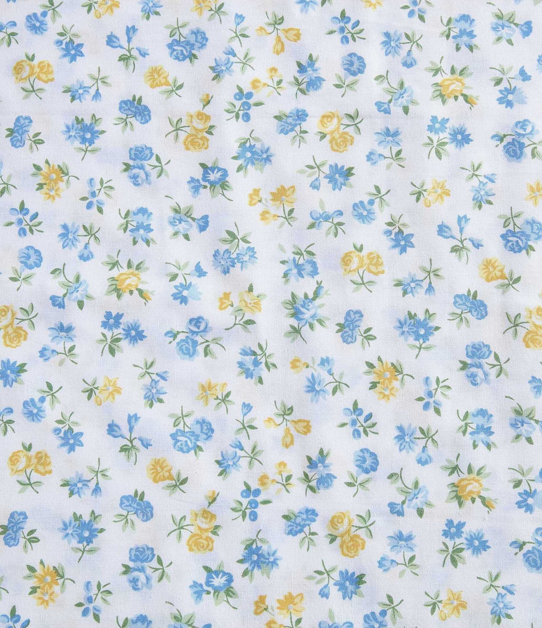Laura Ashley Ditsy Floral Doodle Cotton Percale Sheet Set