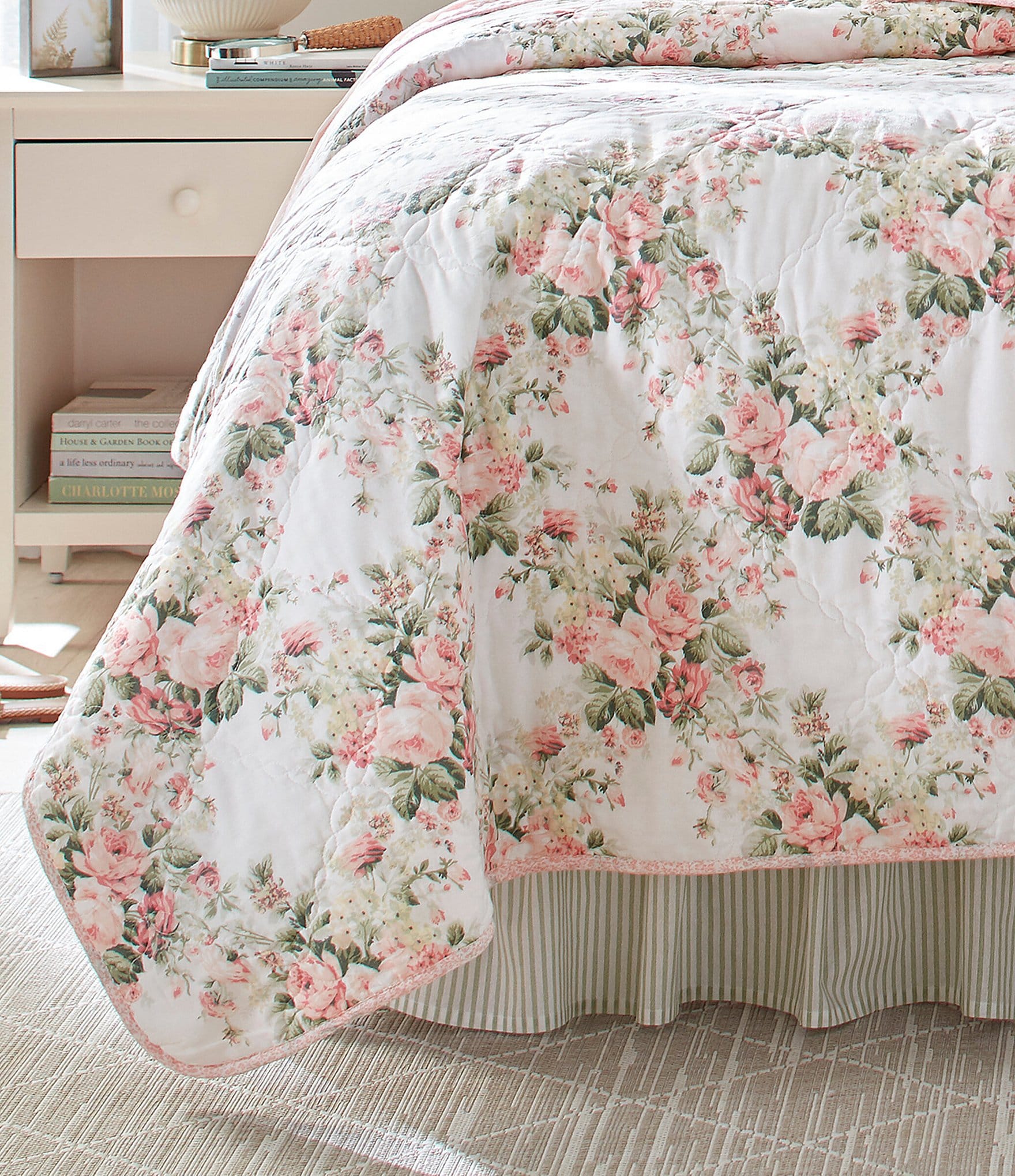 Laura Ashley Joyce Floral Reversible Quilt Mini Set