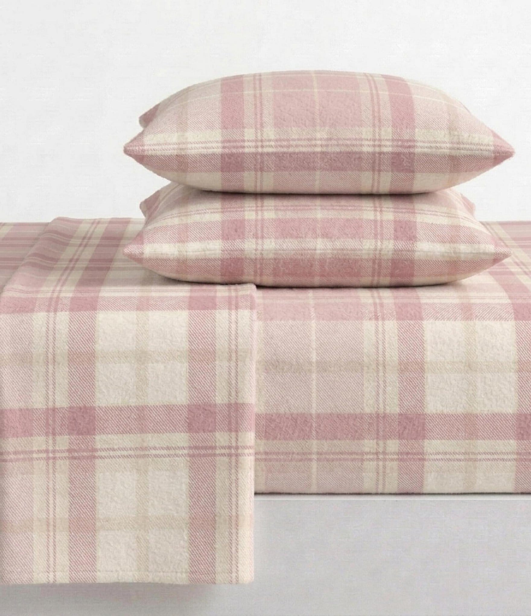 Laura Ashley Mulholland Plaid Cotton Flannel Sheet Set