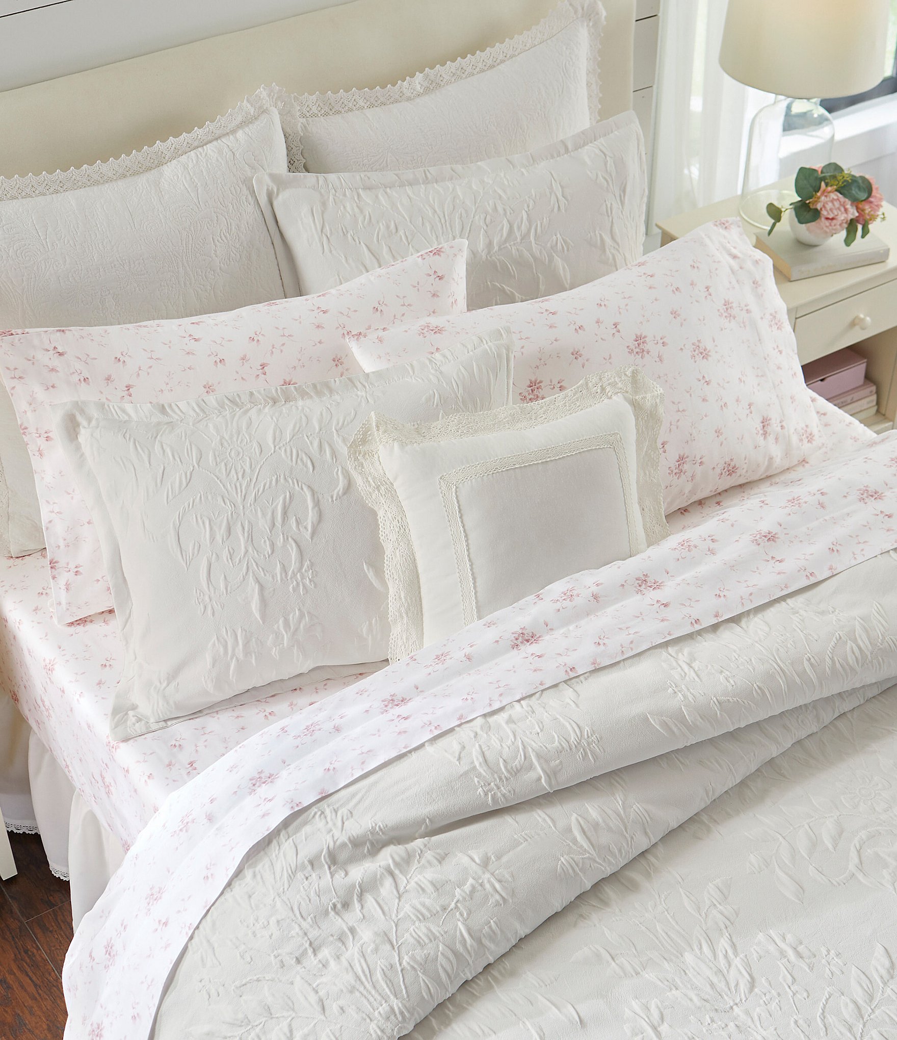 Laura Ashley Rowland Floral Cotton Quilt Set & Reviews