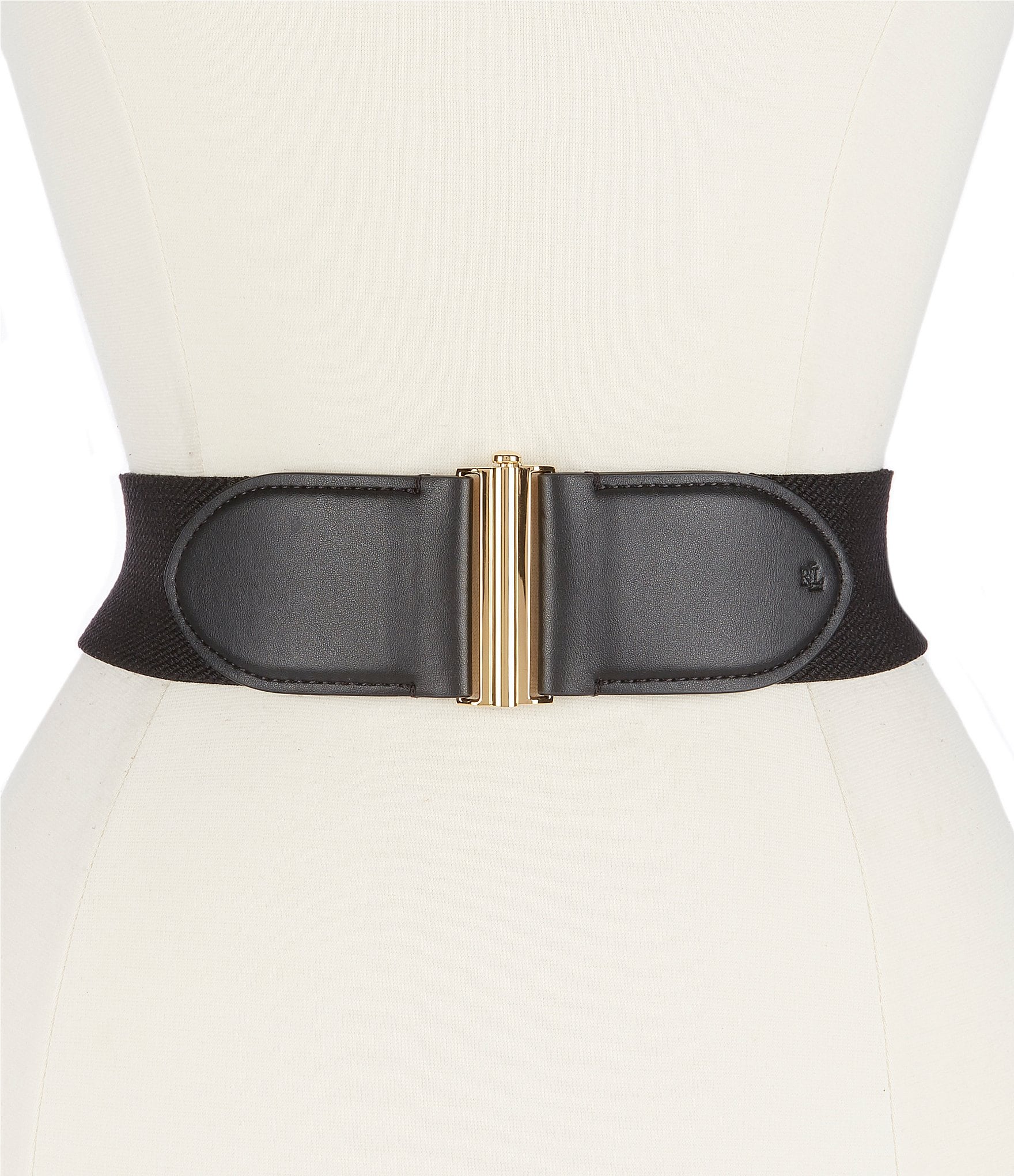 Black Elastic Wide Belts for Women for sale