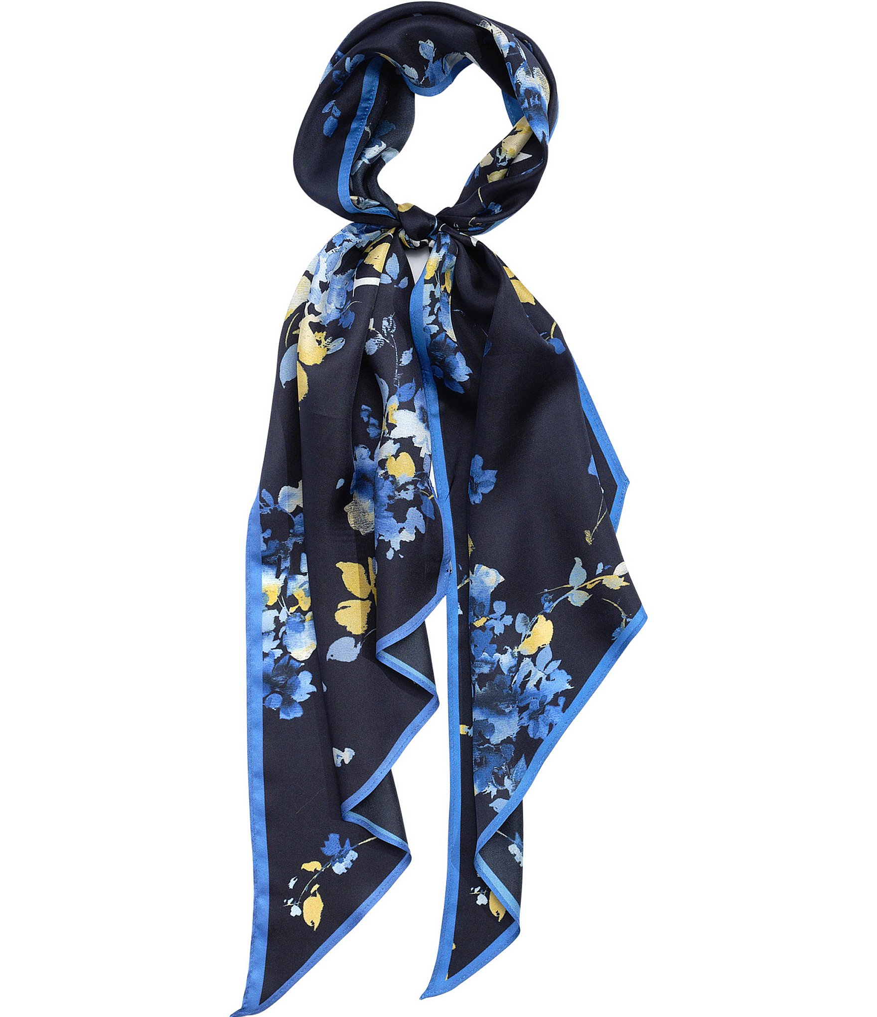 Lauren Ralph Lauren Bias Cut Floral Oblong Scarf