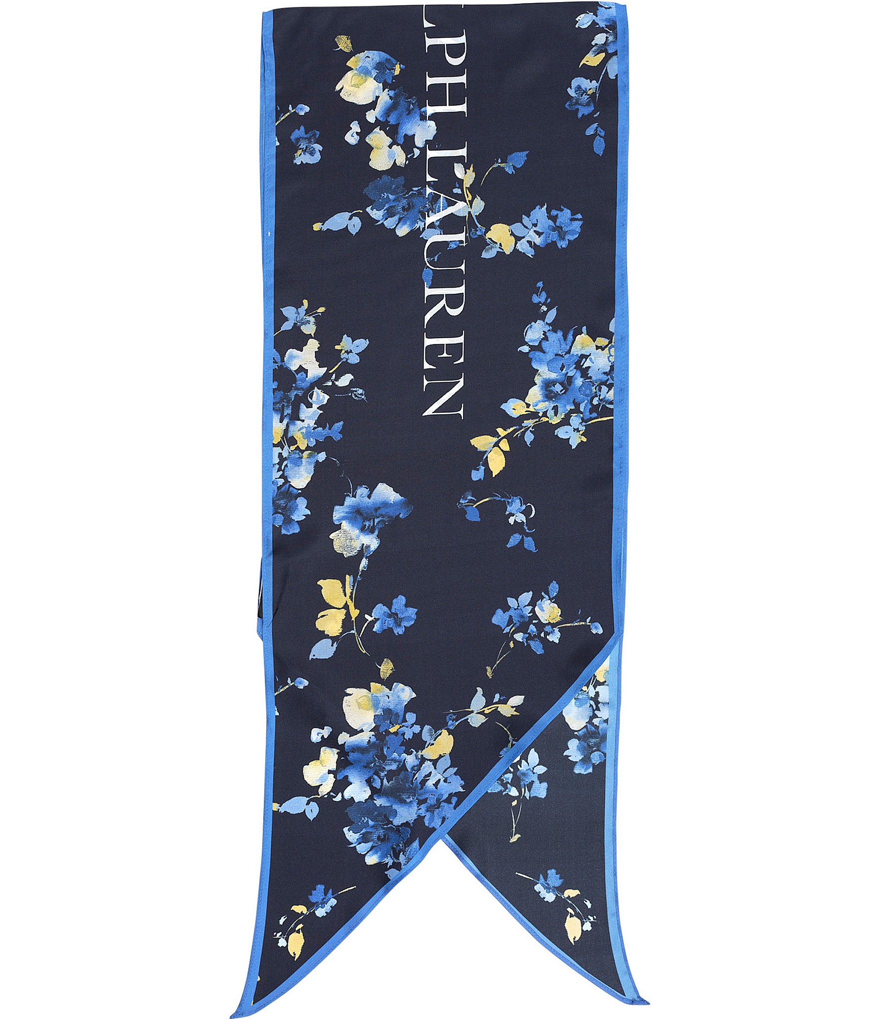 Lauren Ralph Lauren Bias Cut Floral Oblong Scarf