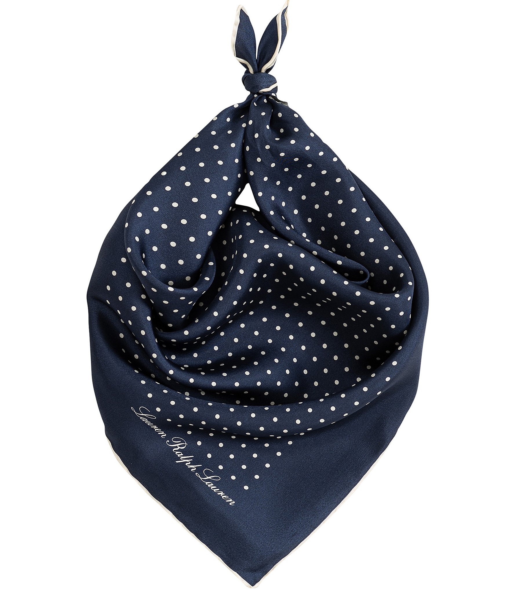 Lauren Ralph Lauren Core Dot Square Scarf