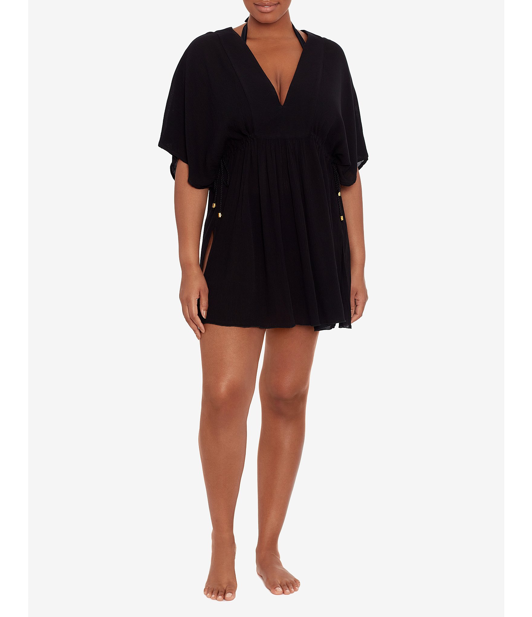 long black cover up dress