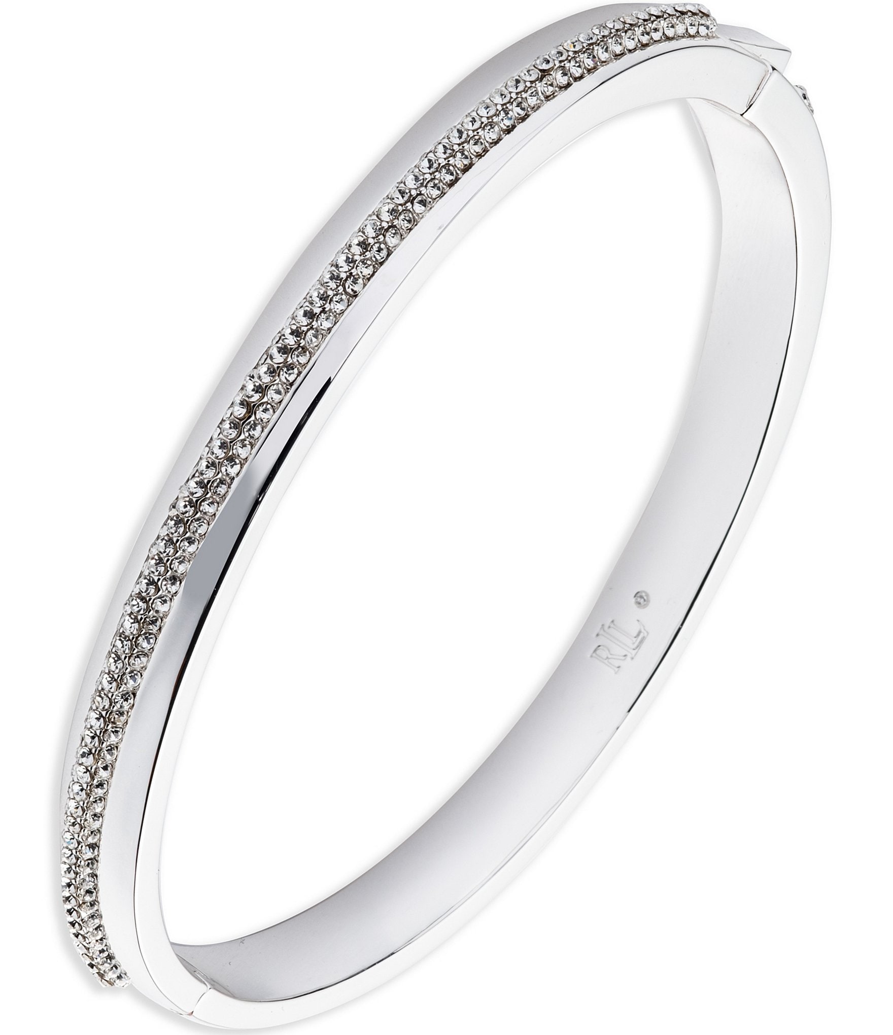 Lauren Ralph Lauren Crystal Pave Bangle Bracelet