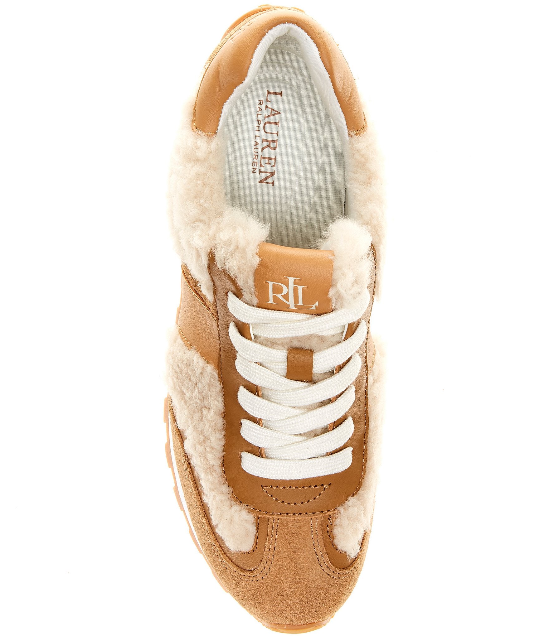 Lauren Ralph Lauren Dani Suede Shearling Sneakers