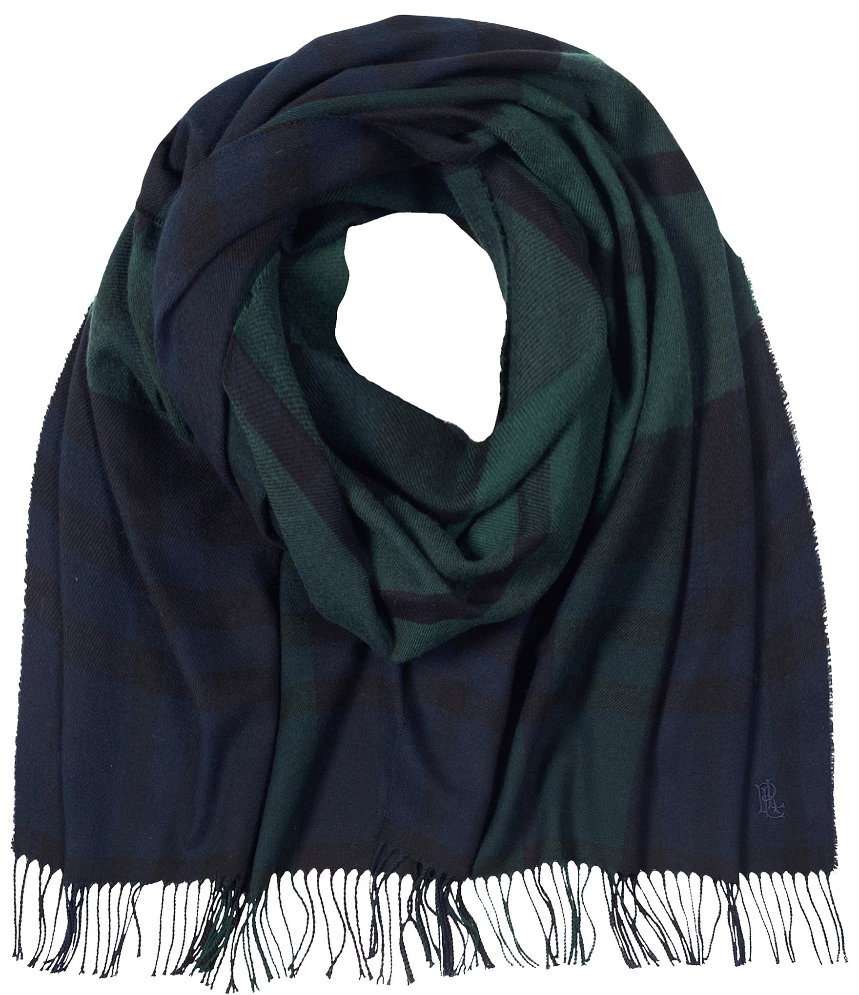 Lauren Ralph Lauren Exploded Plaid Scarf Wrap