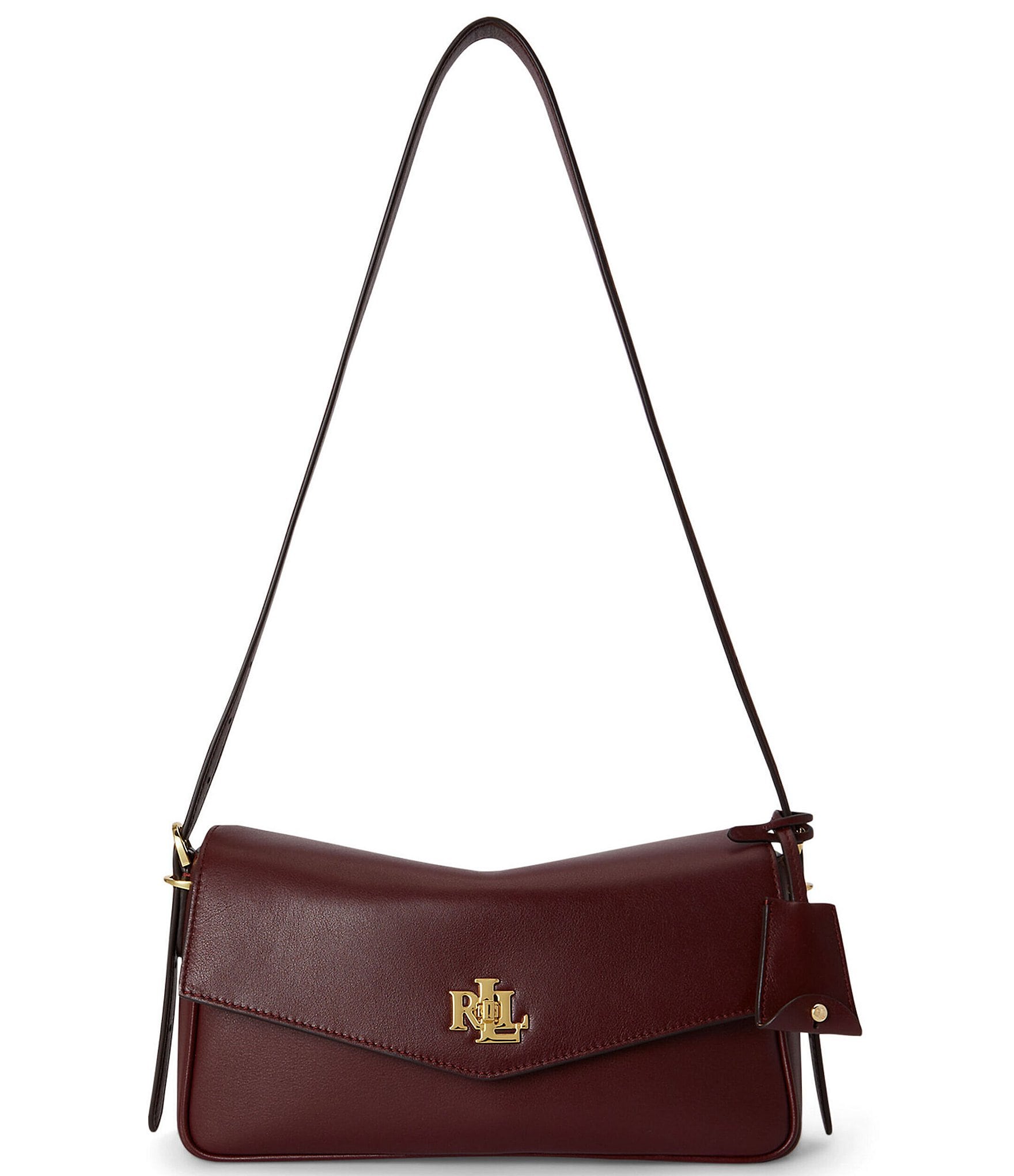 Lauren Ralph Lauren Farrah Nappa Leather Medium Shoulder Bag