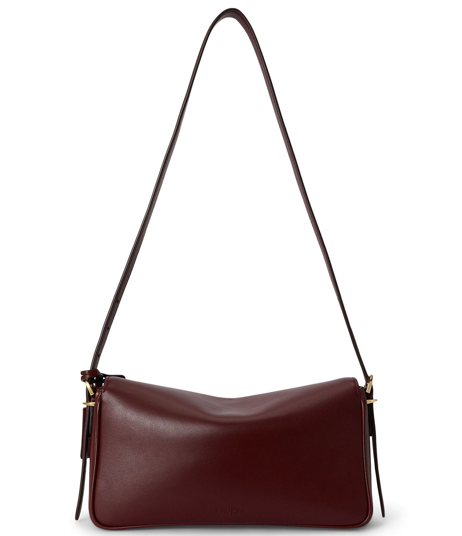 Lauren Ralph Lauren Farrah Nappa Leather Medium Shoulder Bag