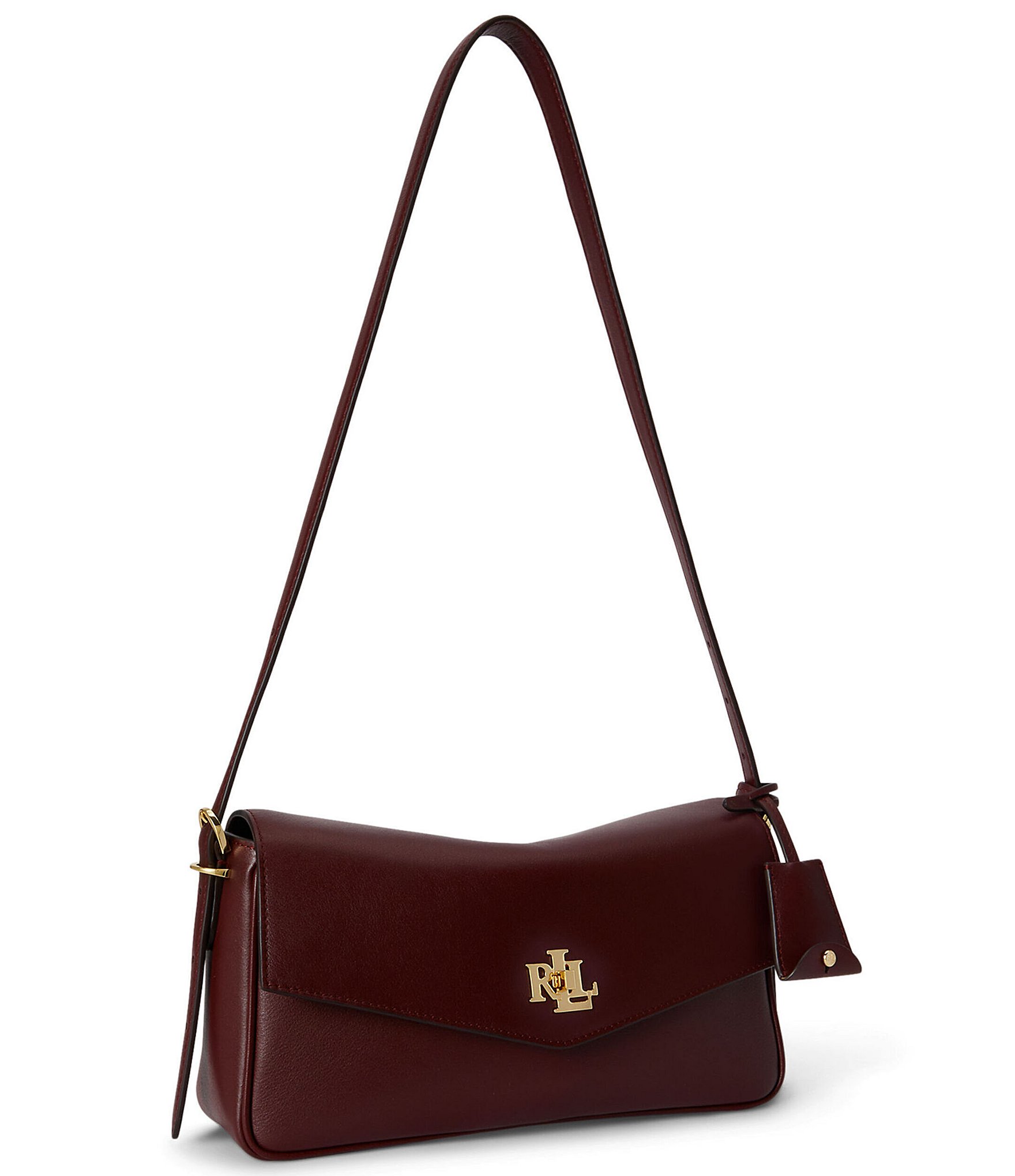 Lauren Ralph Lauren Farrah Nappa Leather Medium Shoulder Bag