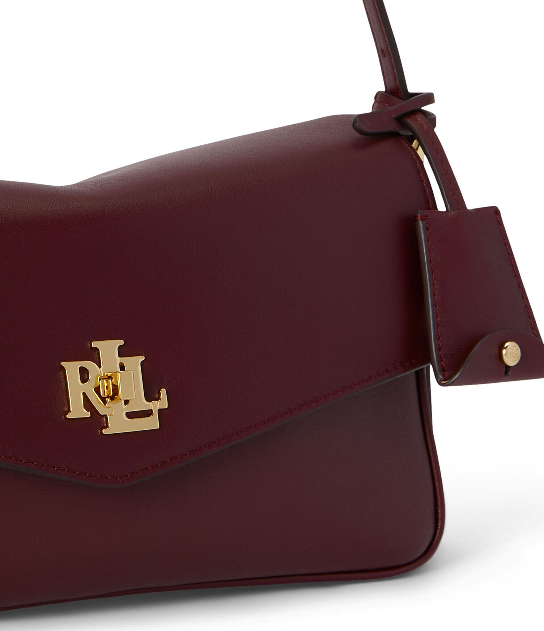 Lauren Ralph Lauren Farrah Nappa Leather Medium Shoulder Bag