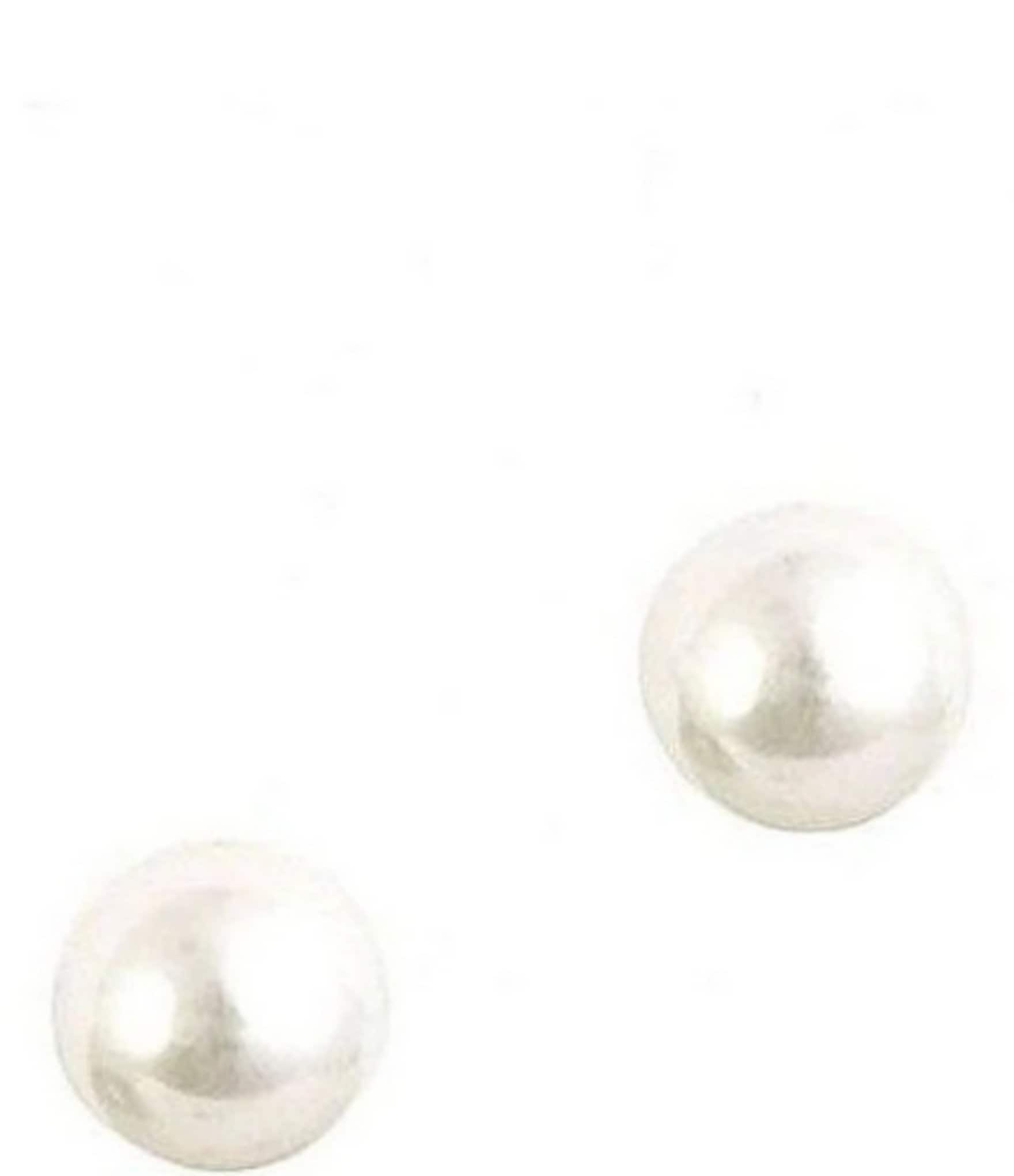 Lauren Ralph Lauren Faux Pearl Stud Earrings | Dillard's