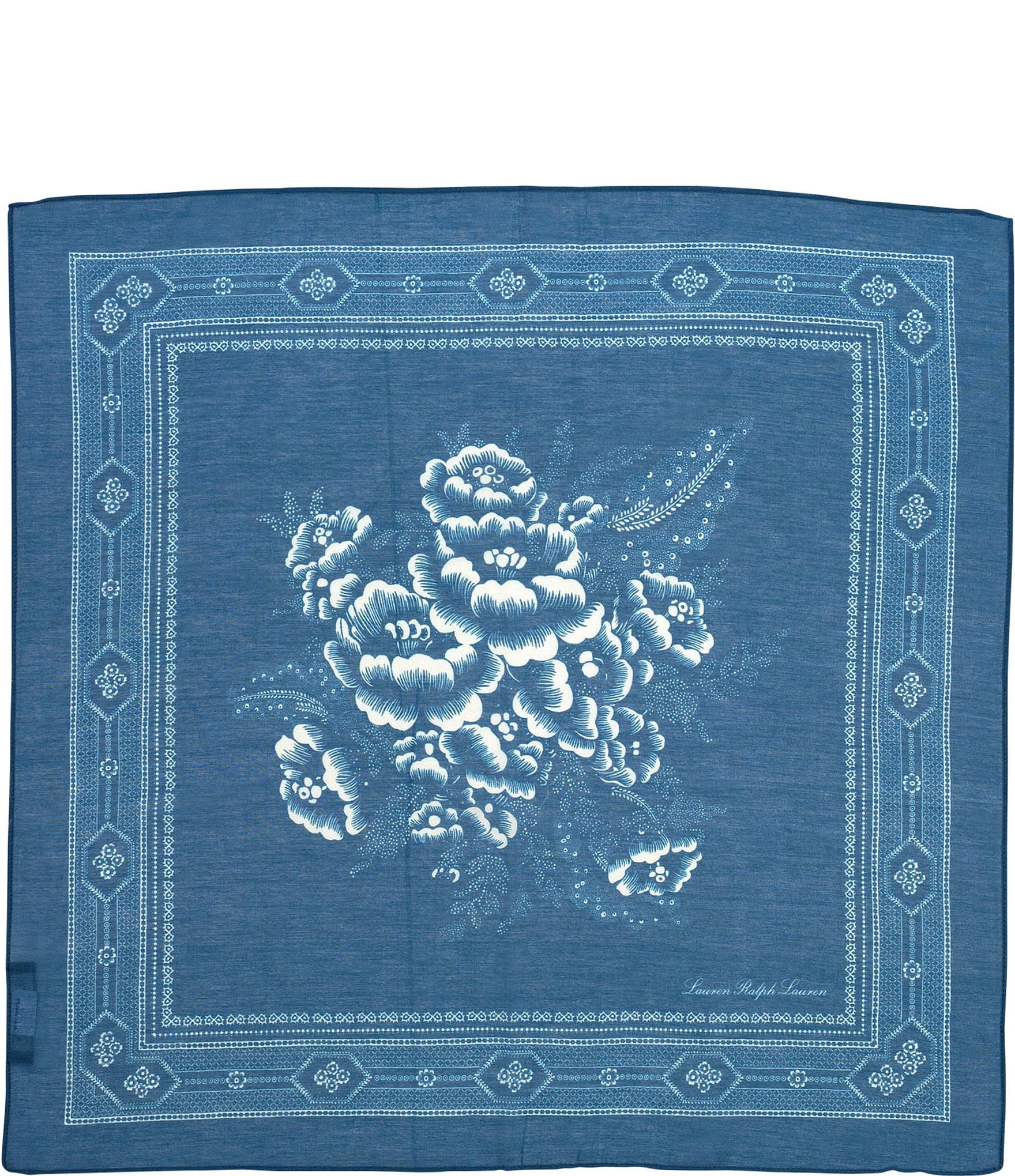 Lauren Ralph Lauren Floral Bandana Square Scarf