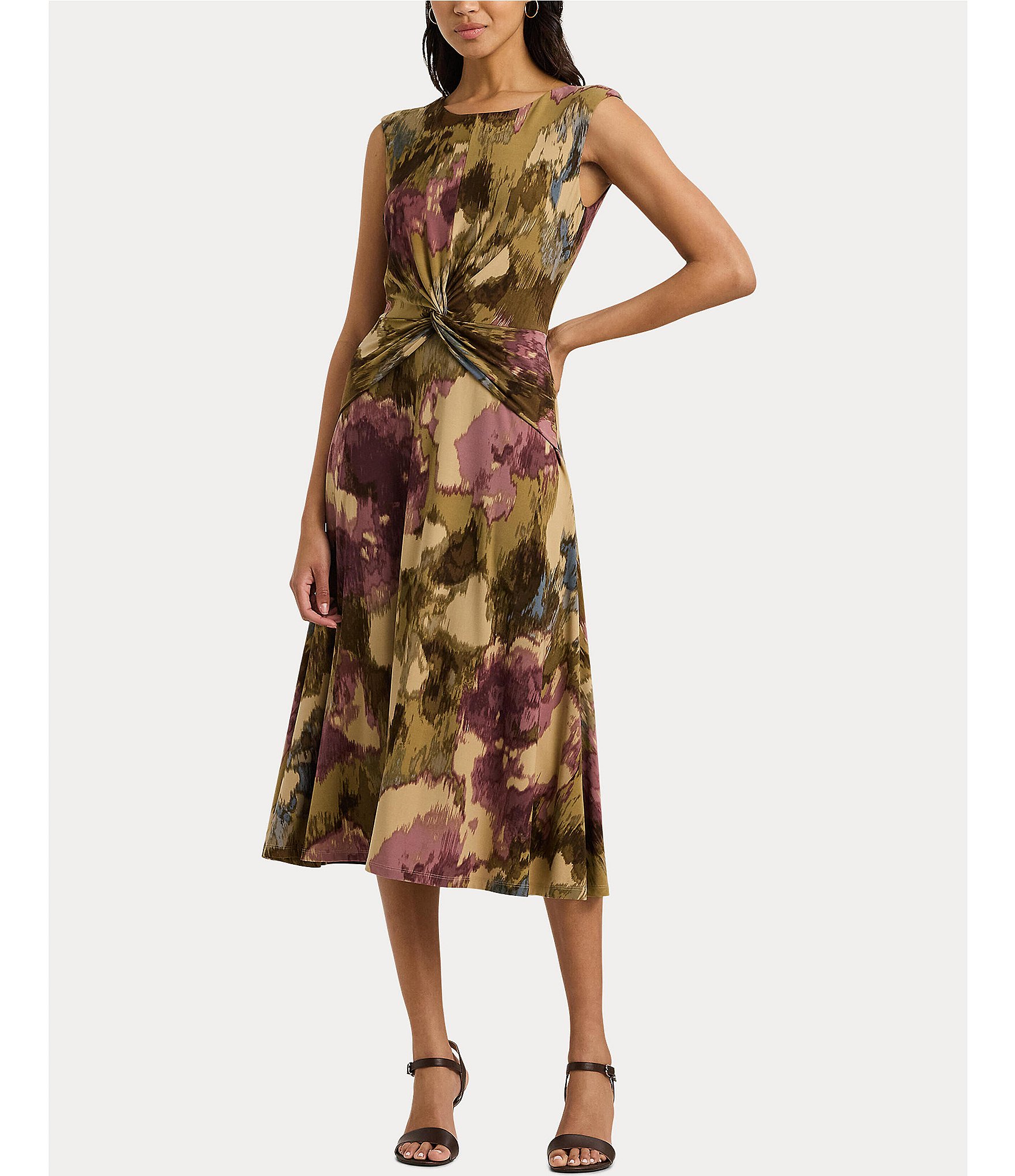 Ralph lauren floral jersey dress best sale