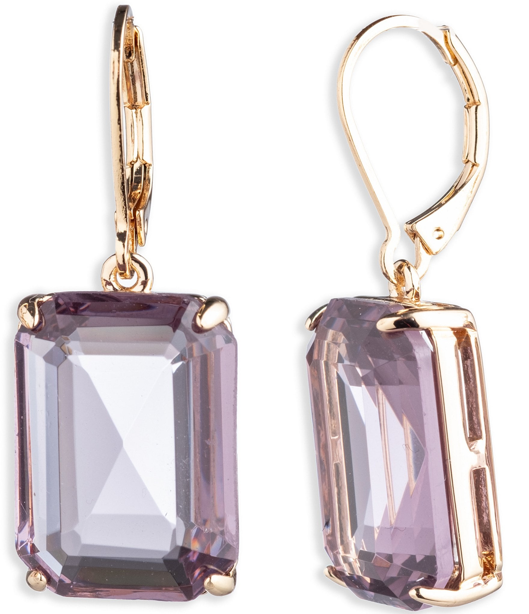 Lauren Ralph Lauren Gold Tone Stone Drop Earrings