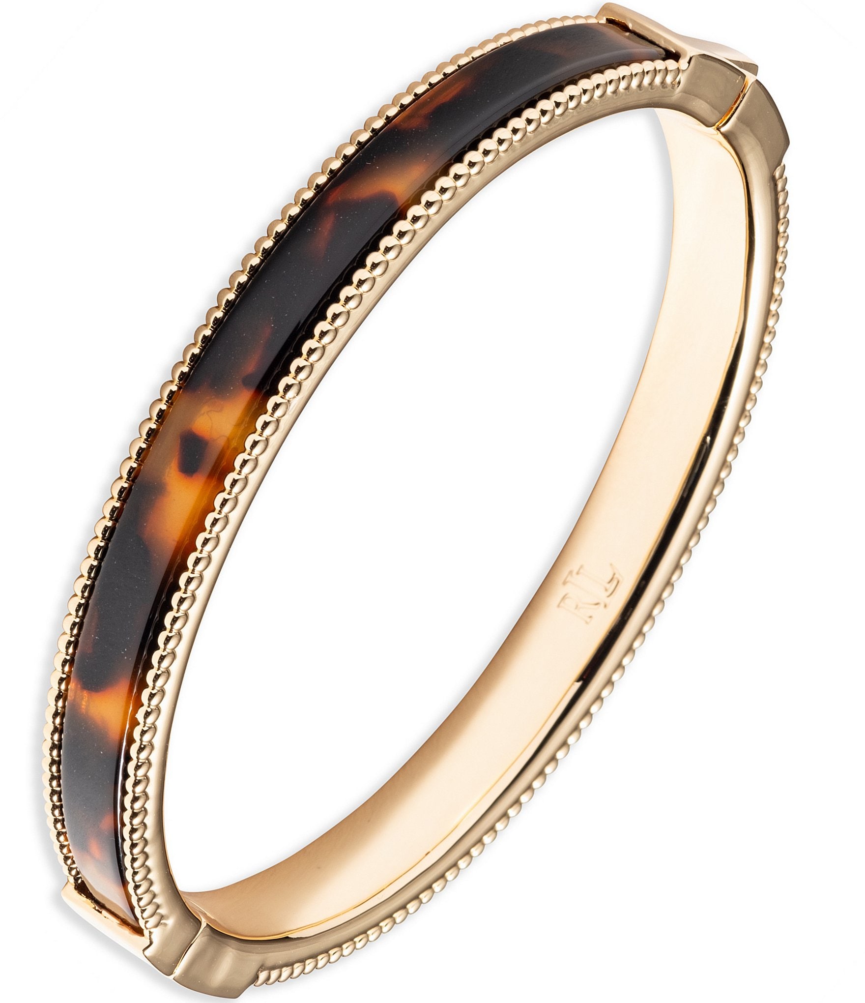 Lauren Ralph Lauren Gold Tone Tortoise Bangle Bracelet