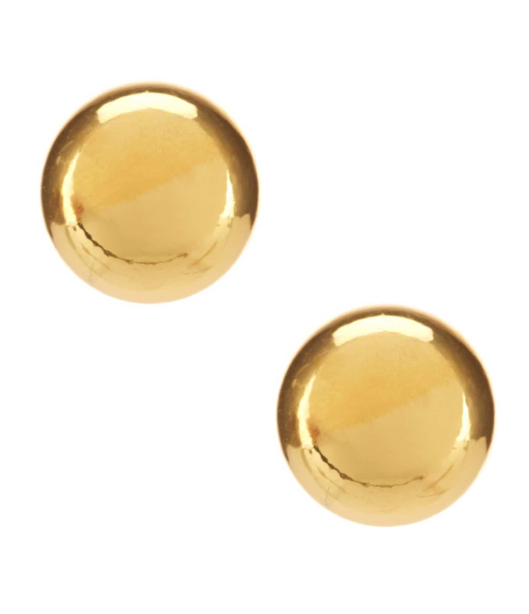 Lauren Ralph Lauren Gold-Tone Ball Stud Earrings