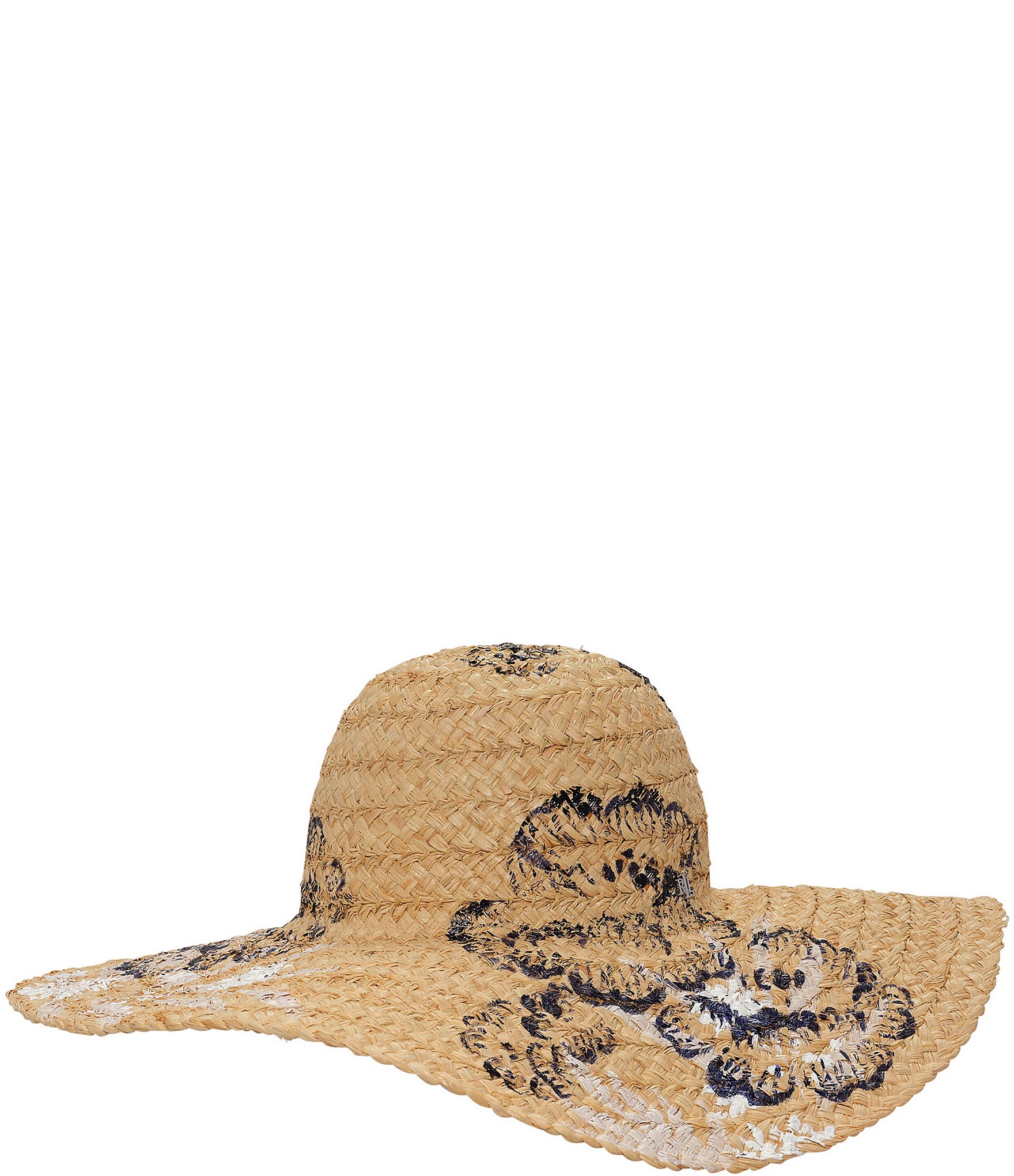 Lauren Ralph Lauren Hand Painted Raffia Sun Hat | Dillard's