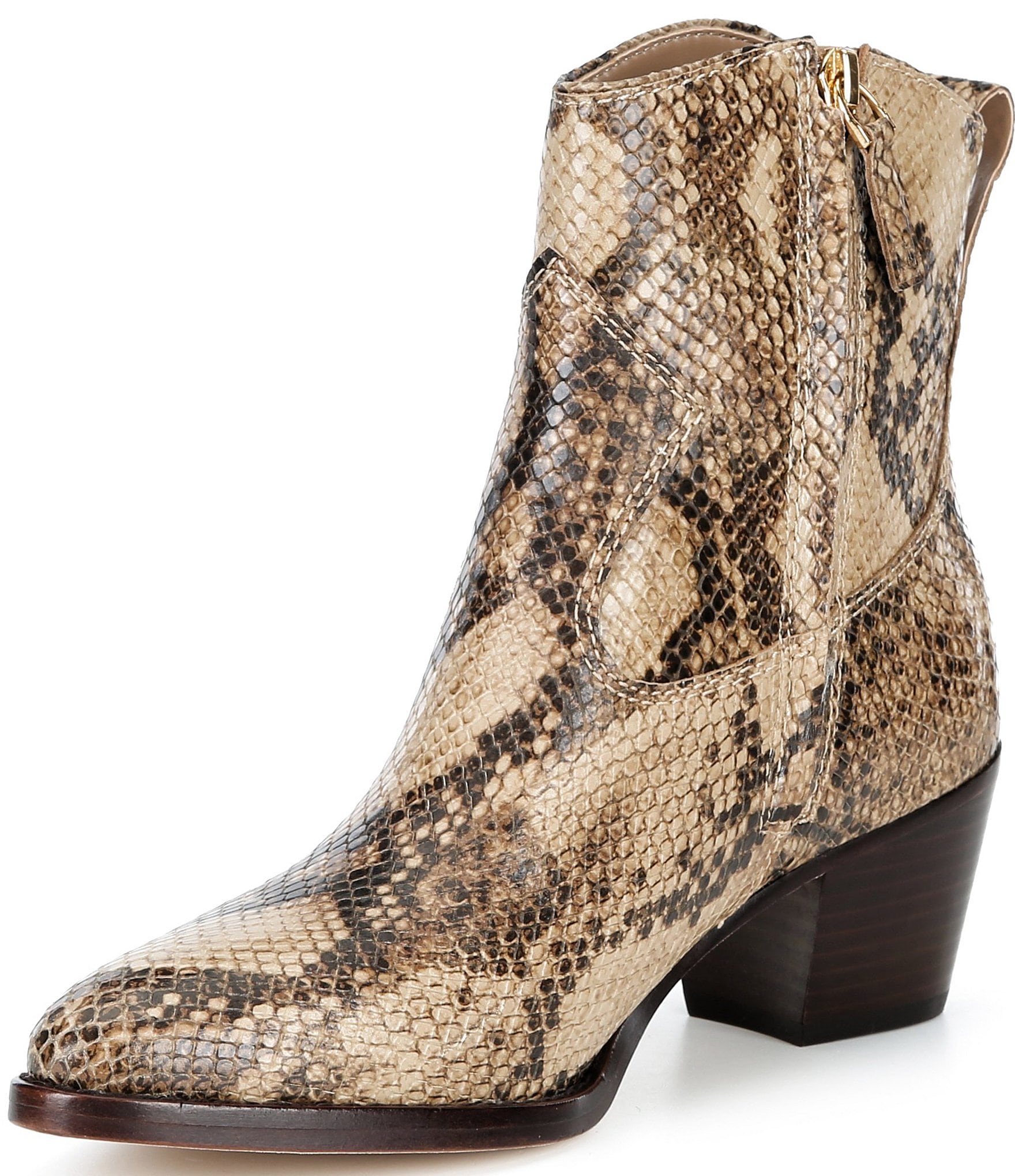 Lauren Ralph Lauren Harpher Python Booties