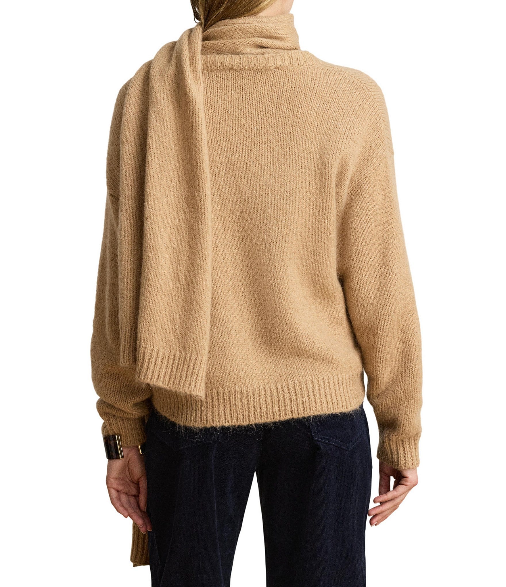 Lauren Ralph Lauren Knit V-Neck Long Sleeve Sweater