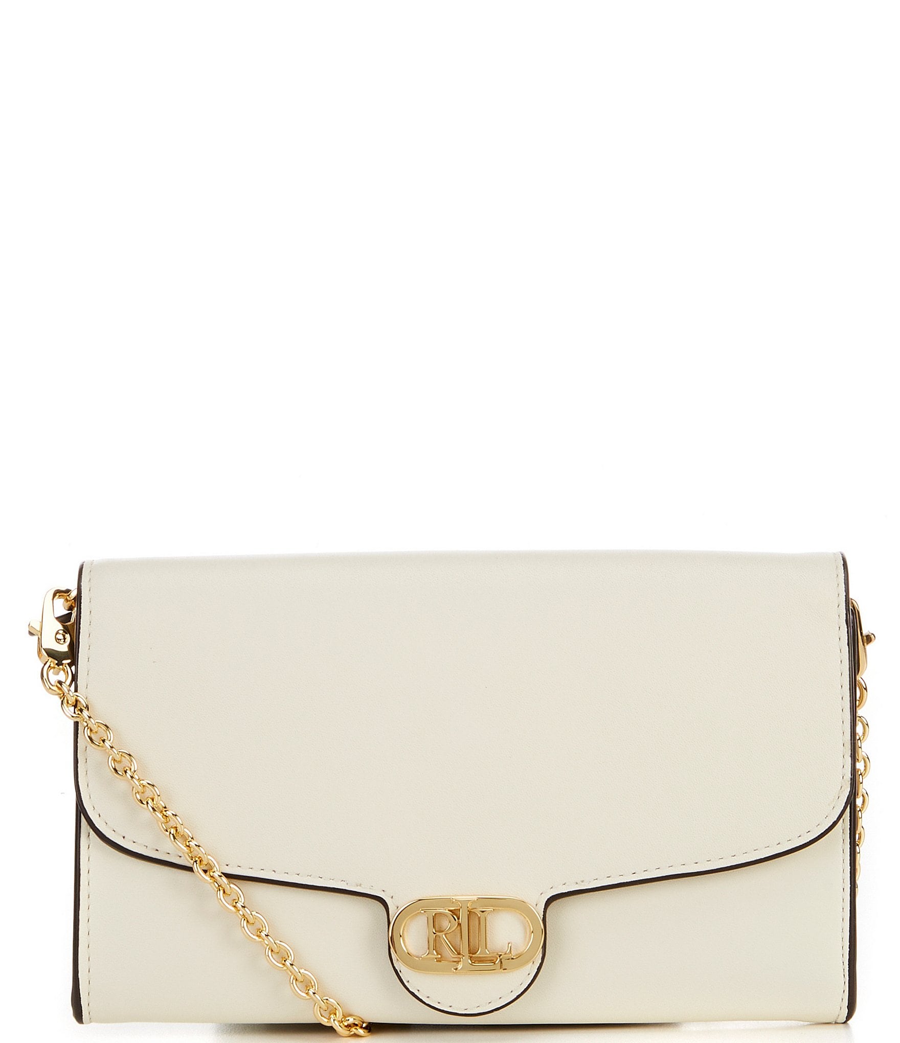 Lauren Ralph Lauren Leather Adair Wallet Crossbody Bag | Dillard's