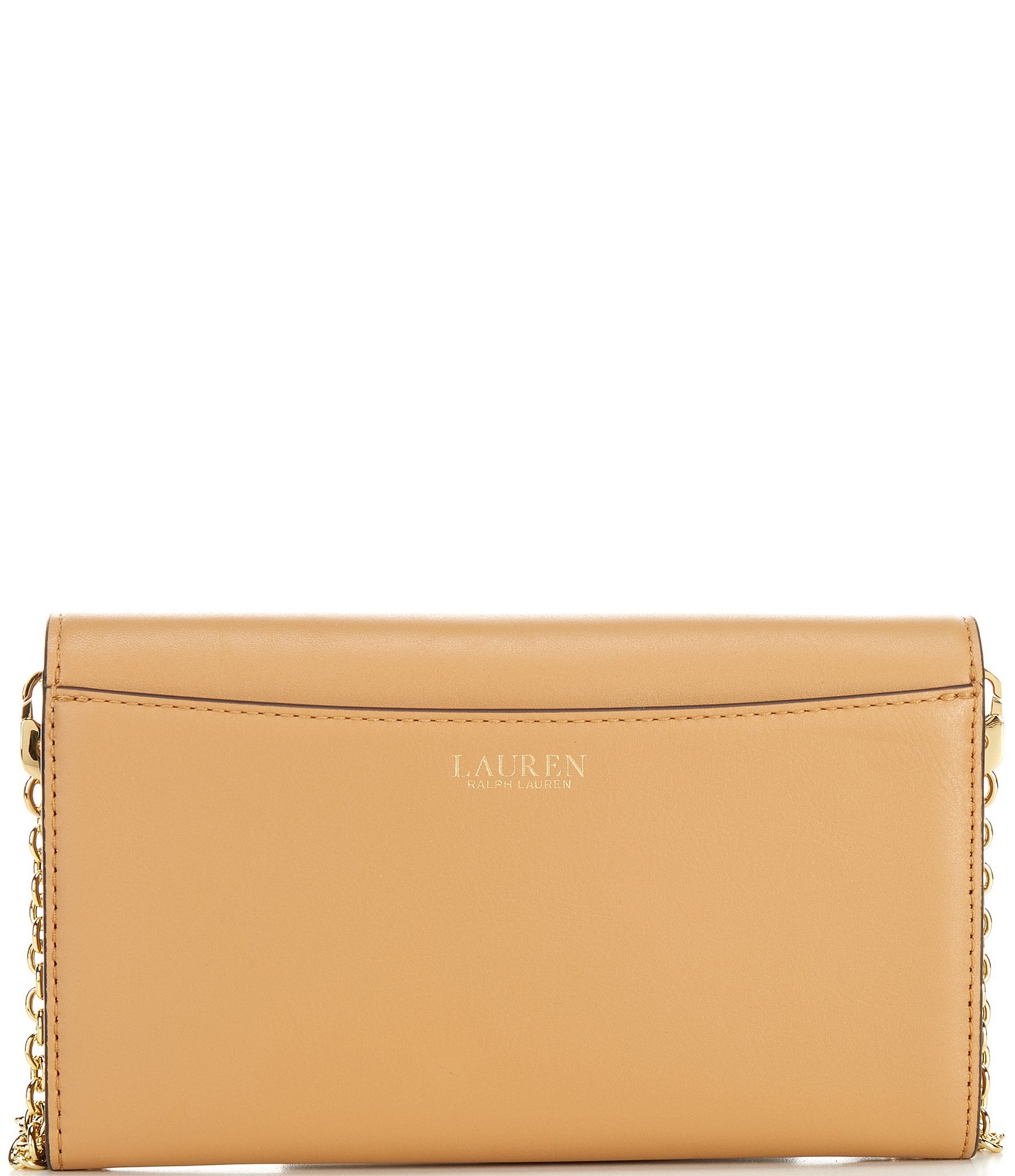 Lauren Ralph Lauren Adair Leather Wallet Crossbody Bag