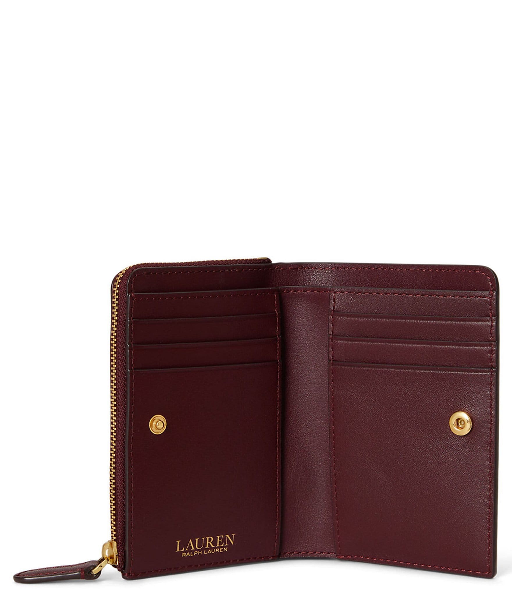 Lauren Ralph Lauren Leather Small Bi-Fold Wallet