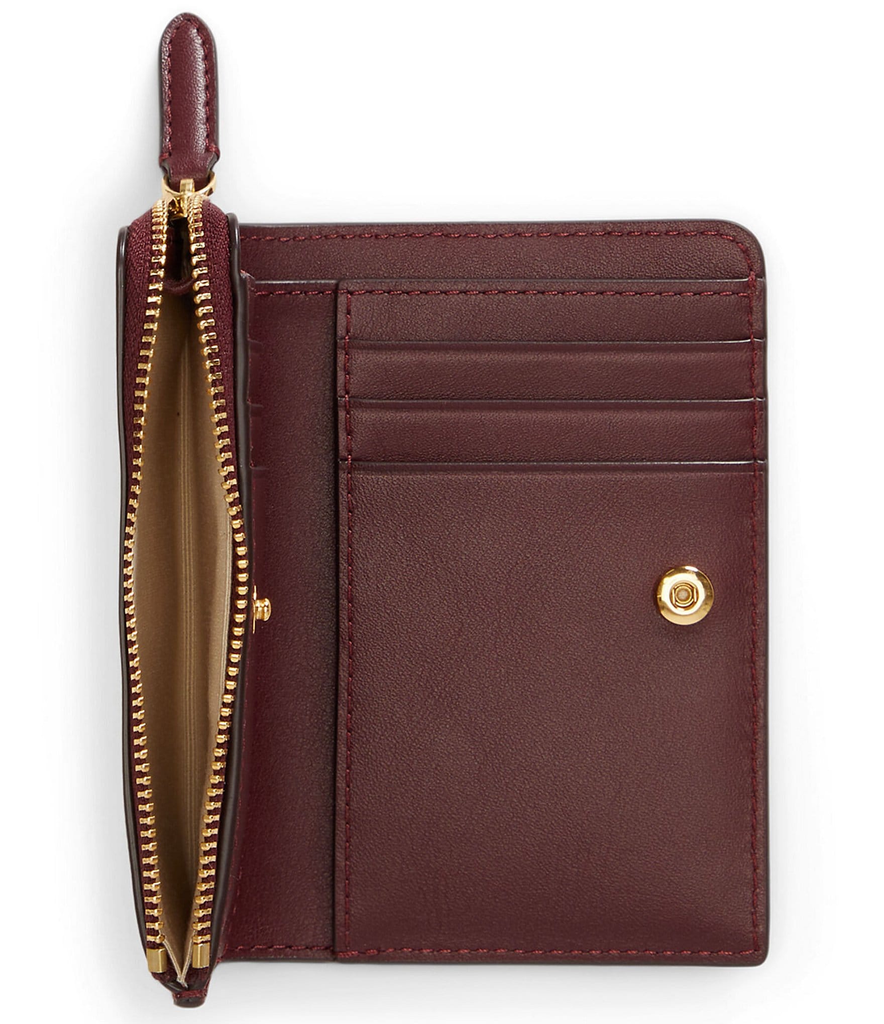 Lauren Ralph Lauren Leather Small Bi-Fold Wallet